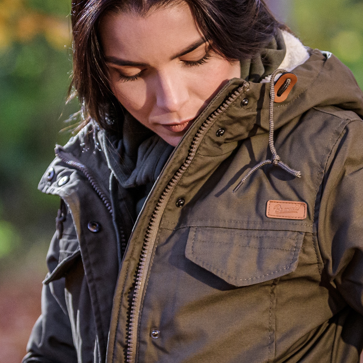 Brandit Marsh Lake Parka női kabát - Olive