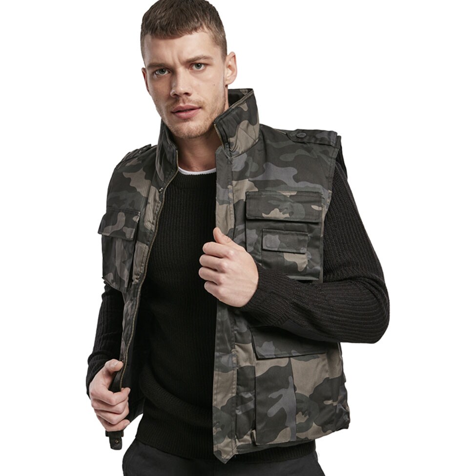 Brandit Ranger Vest ujjatlan kabát - Dark Camo