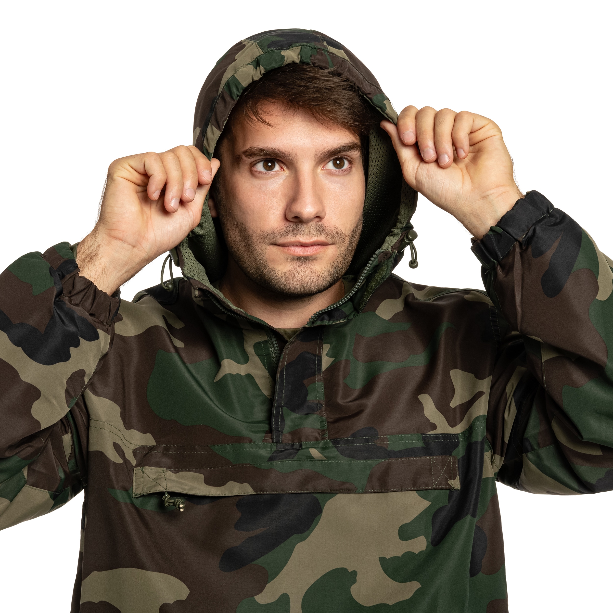 Brandit Summer Windbreaker kabát - Woodland