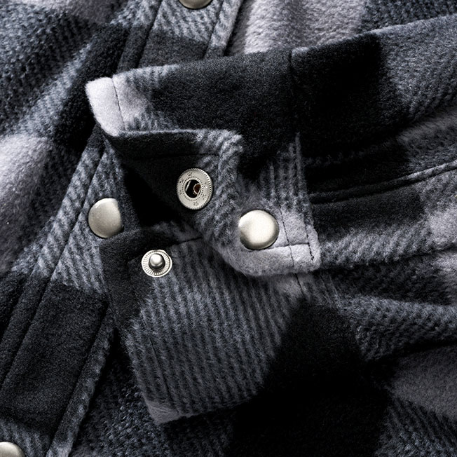 Brandit Jeff Fleece Long Sleeve ing - Black/Grey