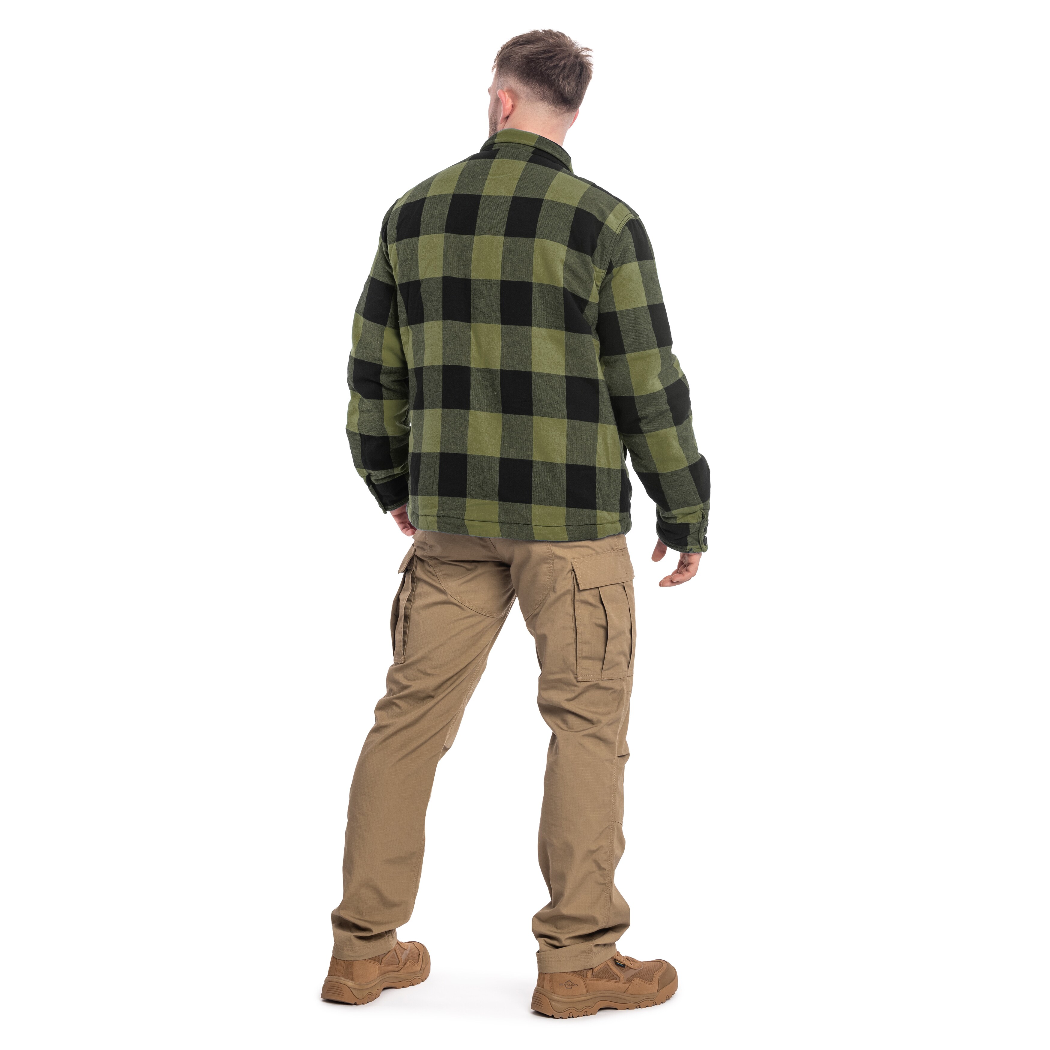 Brandit Lumber Jacket kabát - Black/Olive
