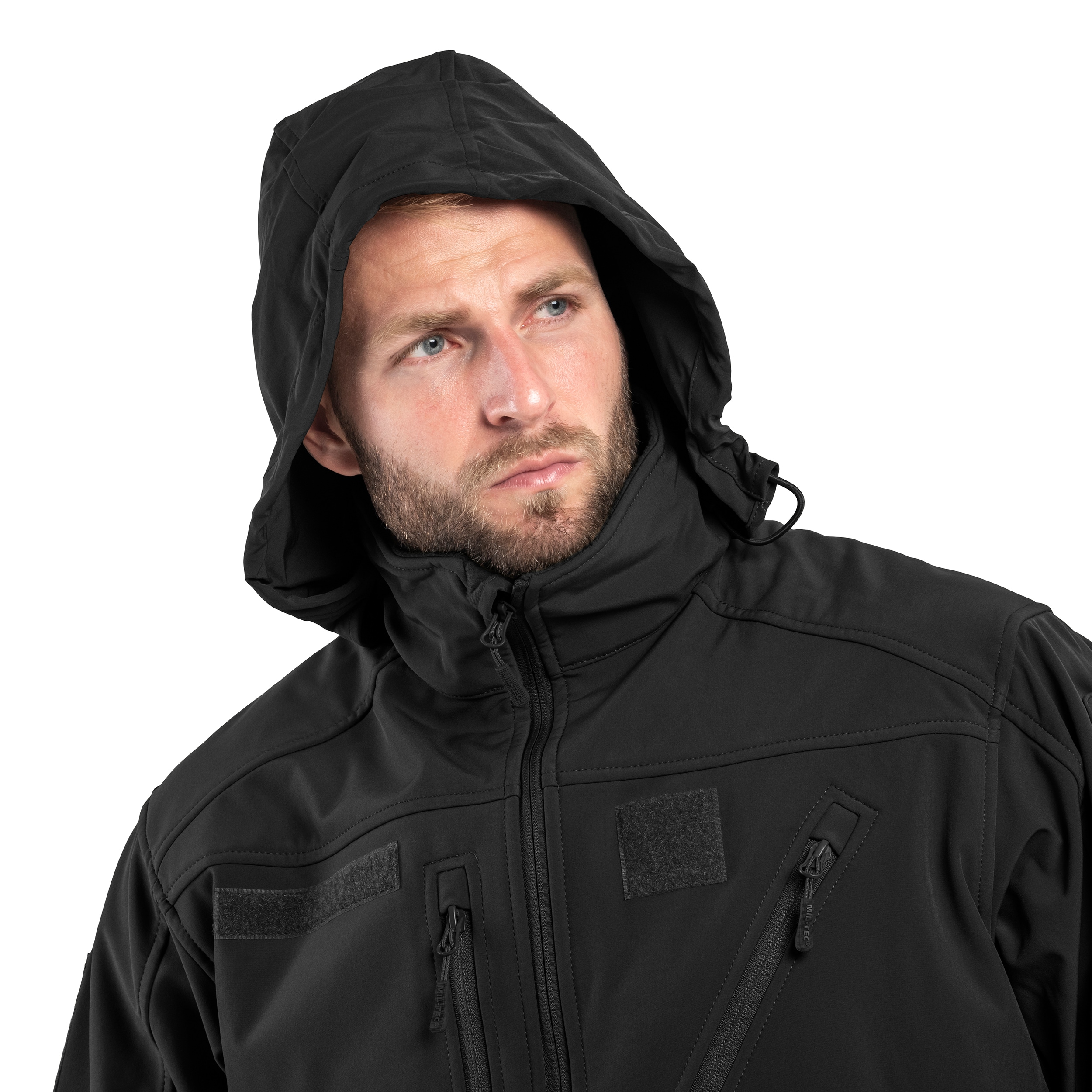 Mil-Tec SCU 14 Softshell kabát - Black
