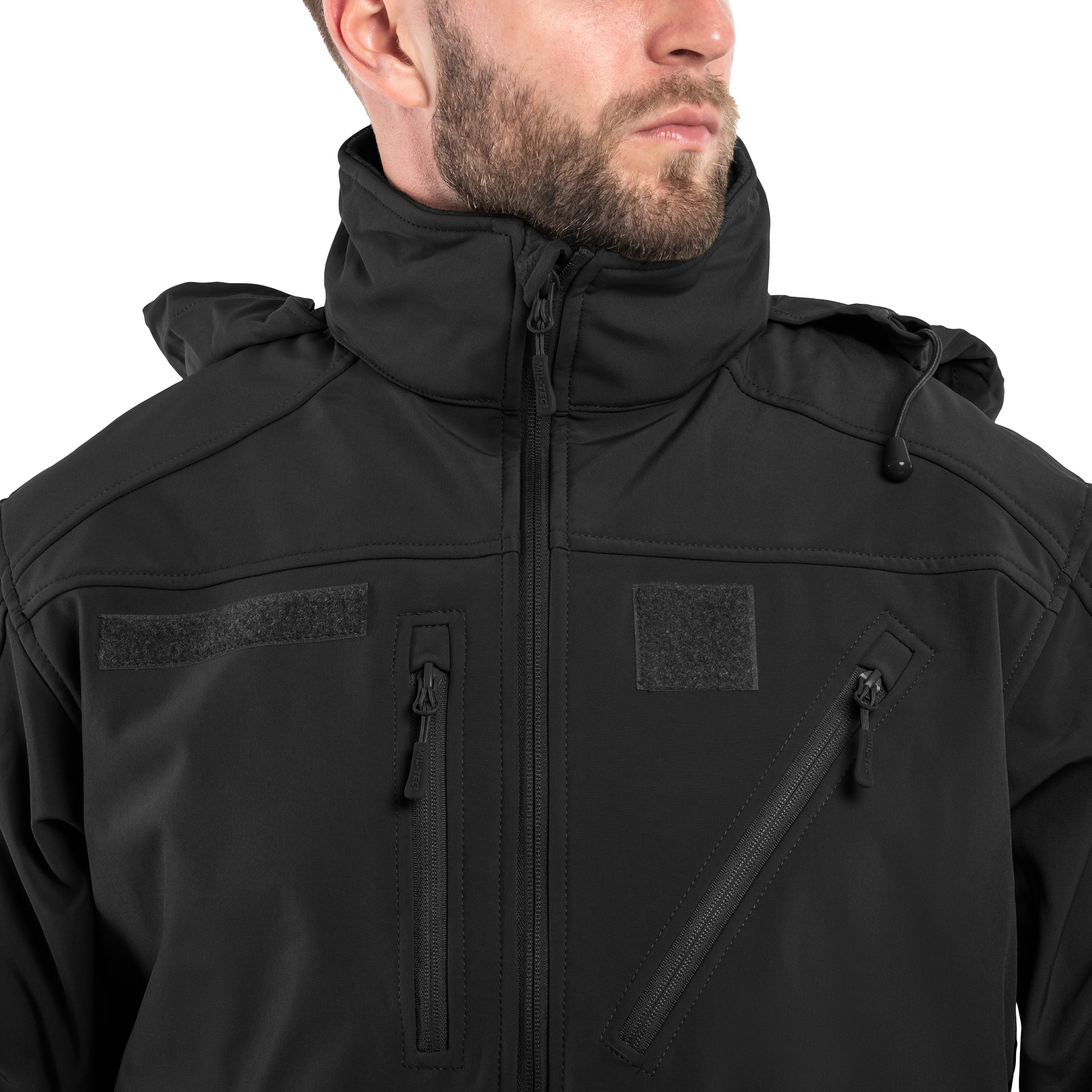 Mil-Tec SCU 14 Softshell kabát - Black