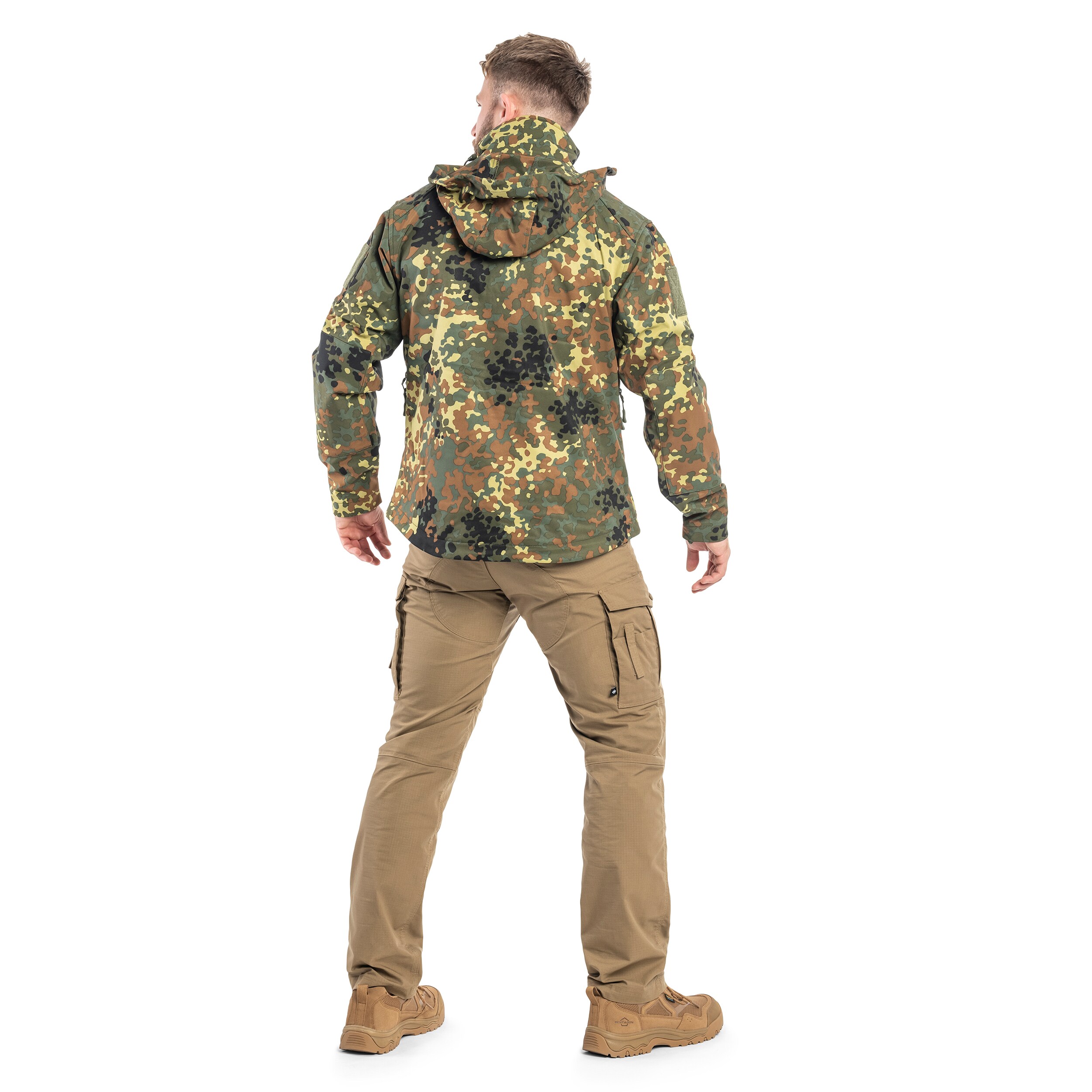 Mil-Tec SCU 14 Softshell kabát - Flecktarn
