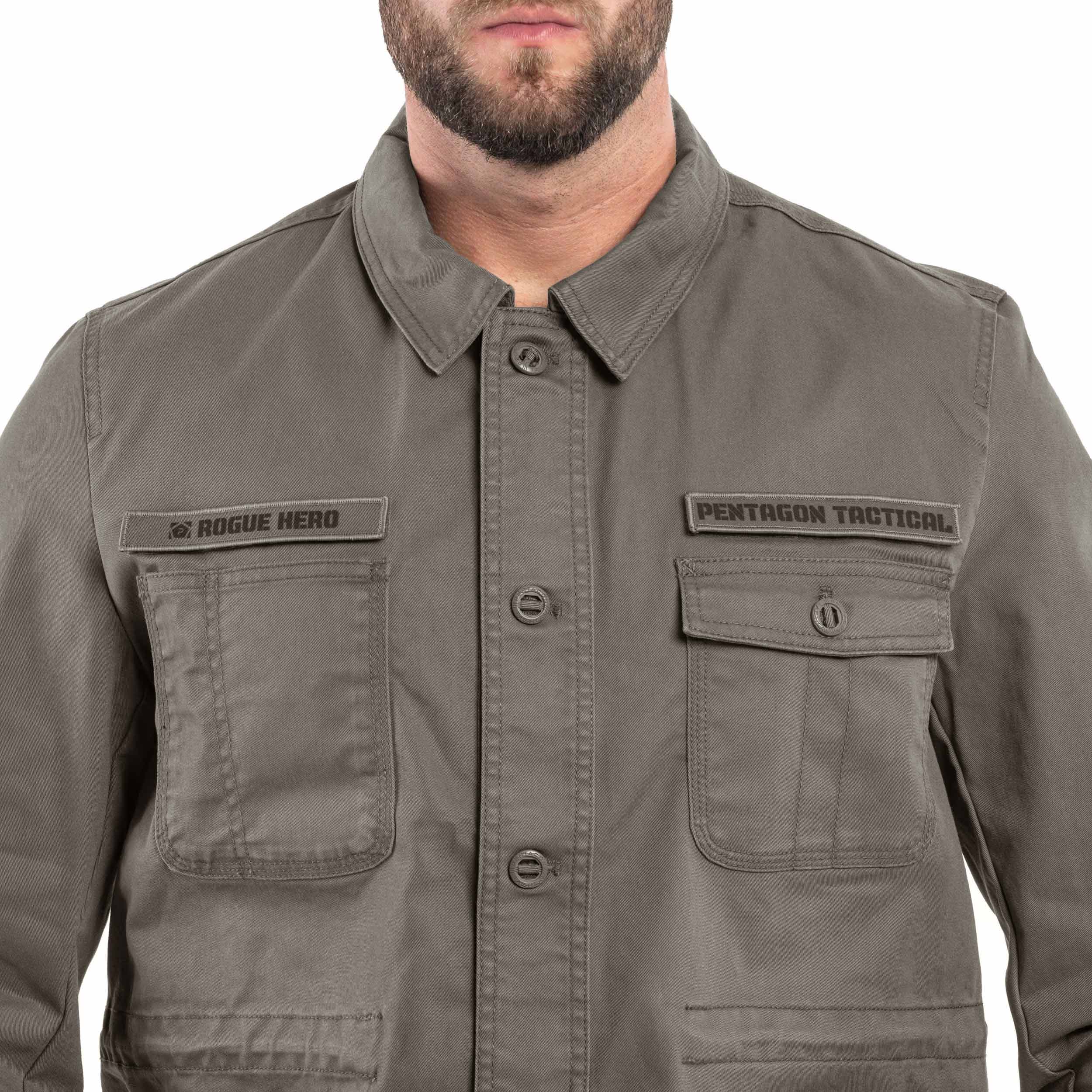 Pentagon Rogue Hero kabát - Cinder Grey