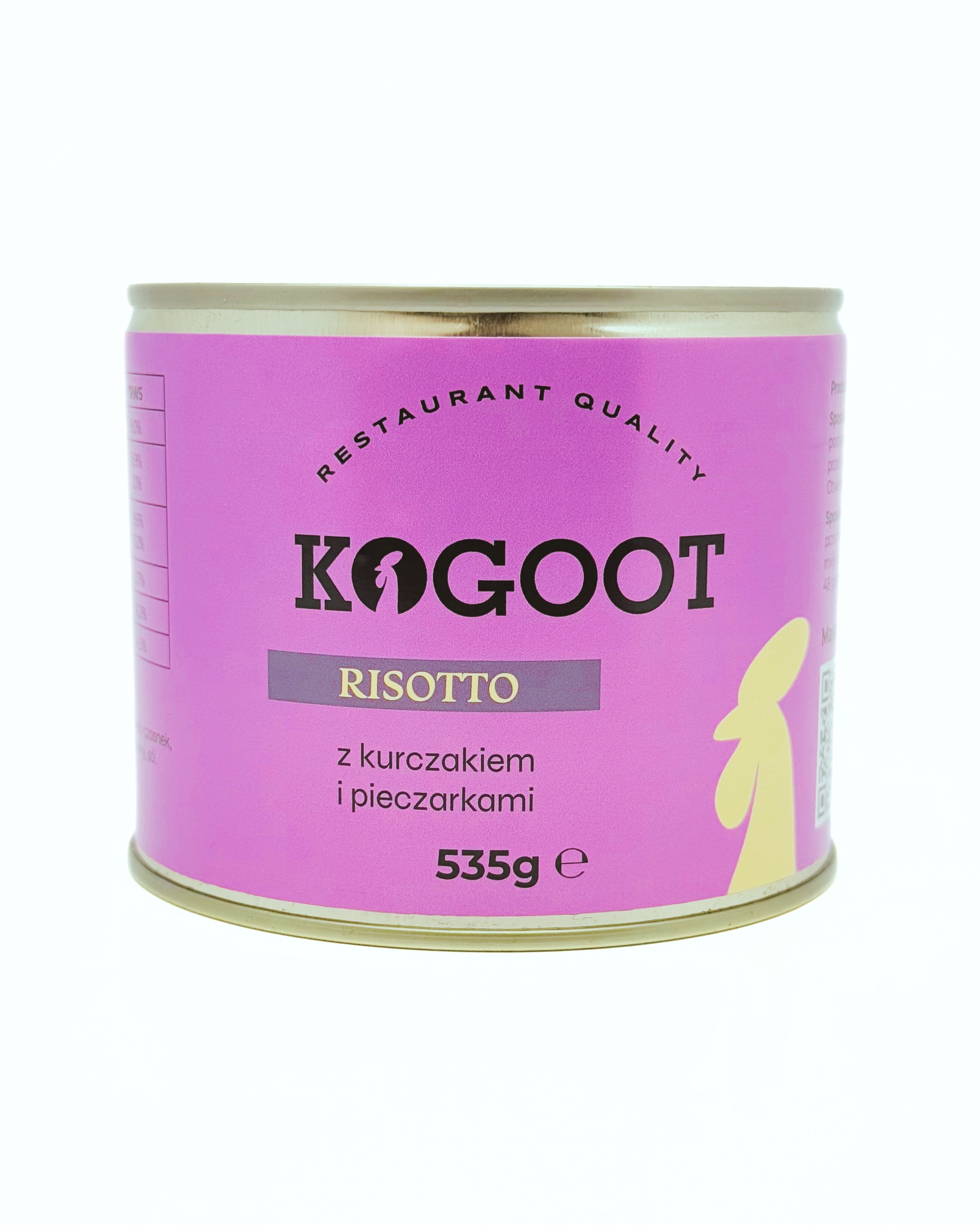 Kogoot konzervált élelmiszer - Rizottó csirkével és gombával 535 g