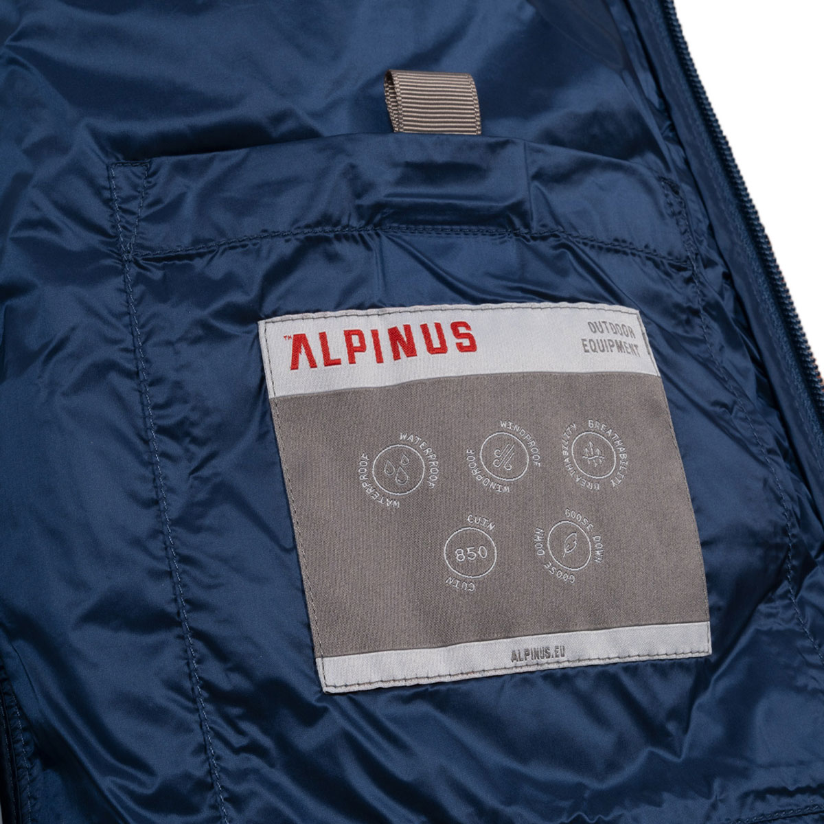 Alpinus Pollux kabát - Sötétkék