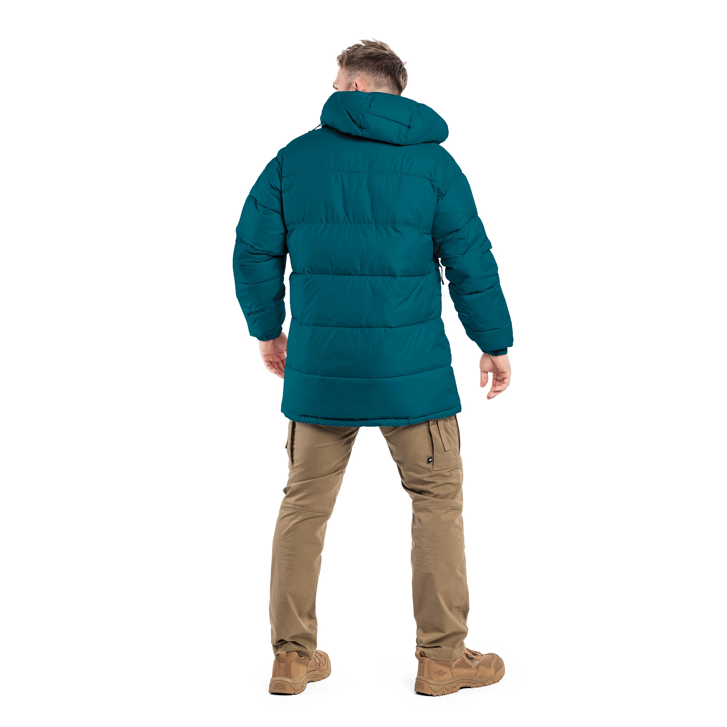 Columbia Pike Lake Puffer Parka kabát - Night Wave