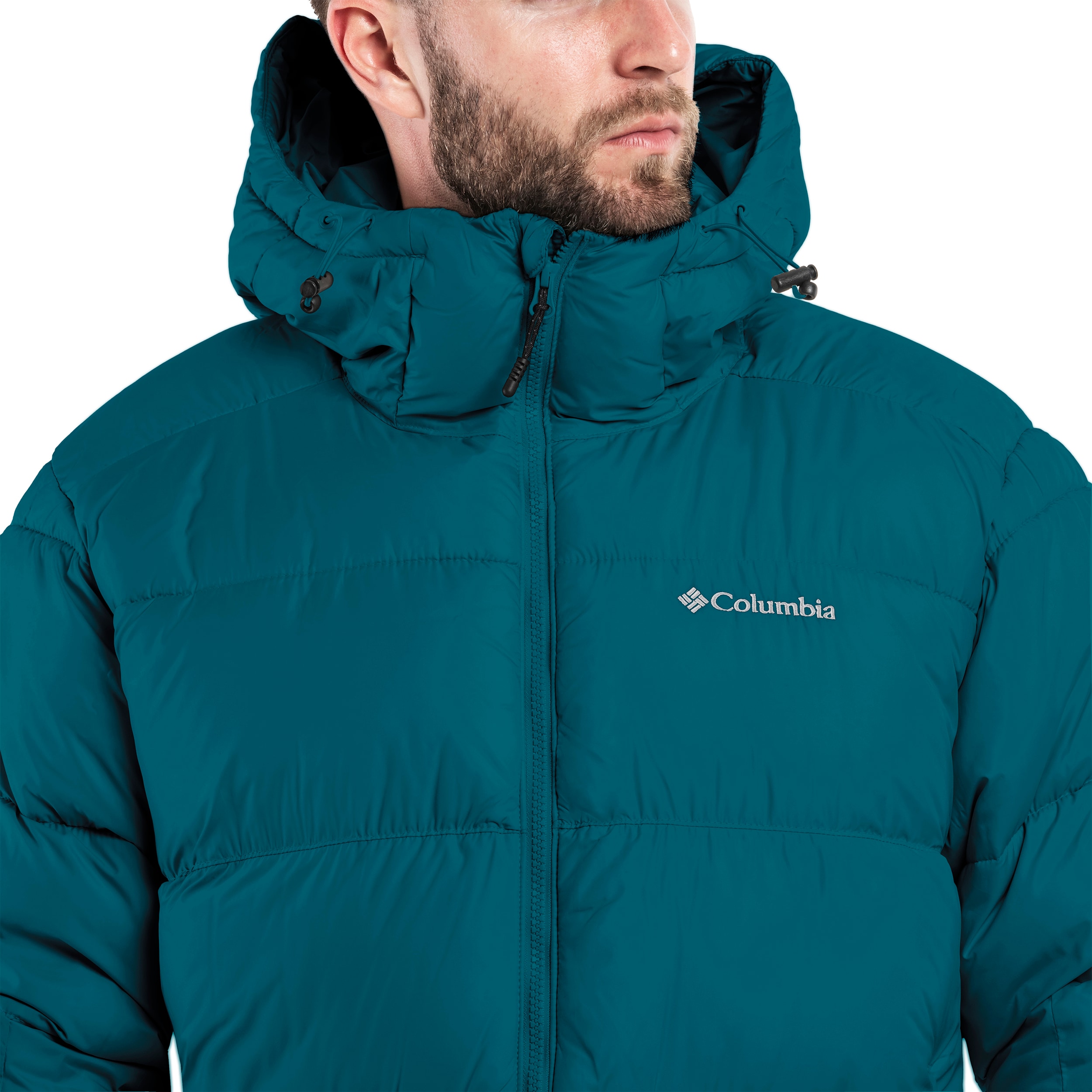 Columbia Pike Lake Puffer Parka kabát - Night Wave