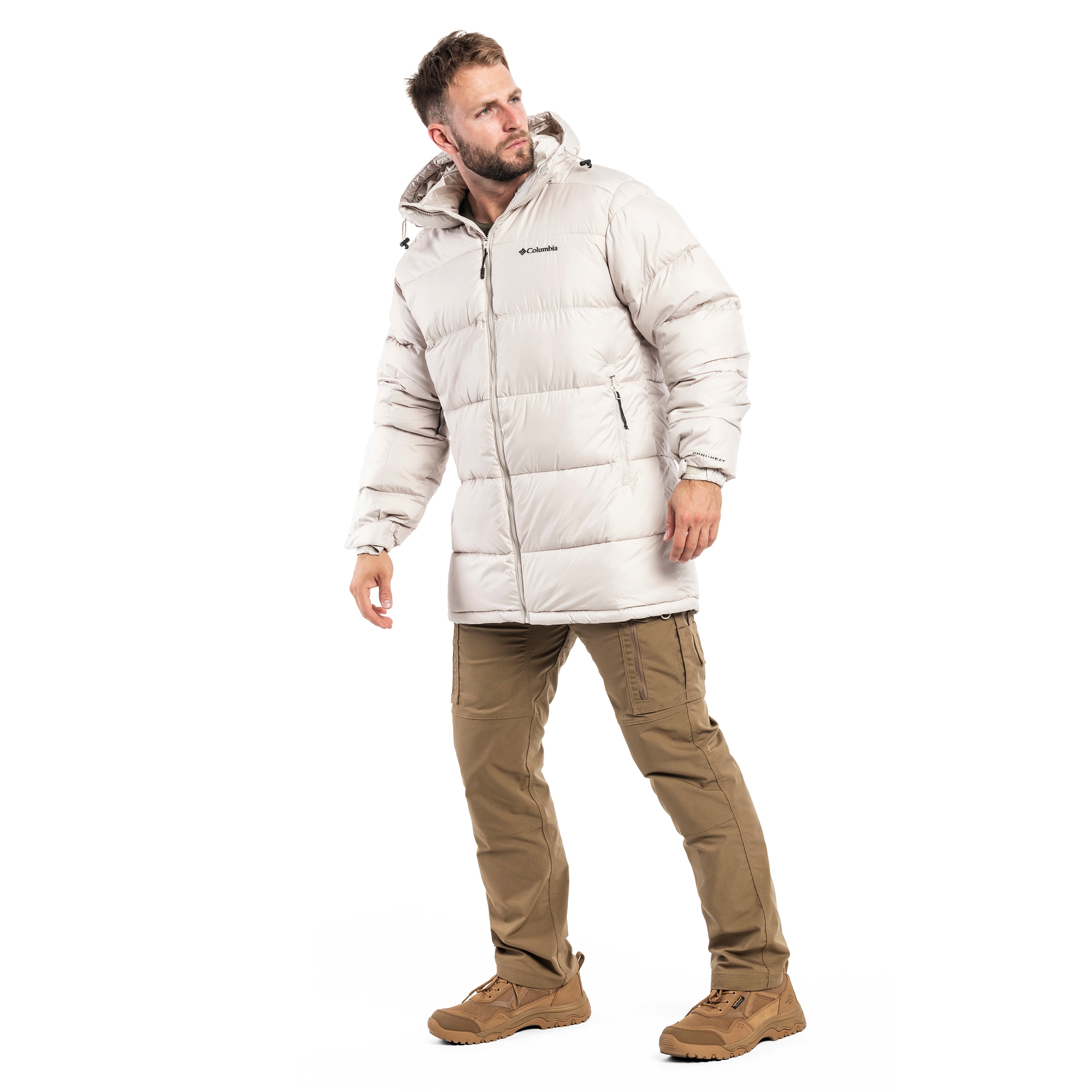 Columbia Pike Lake Puffer Parka kabát - Dark Stone
