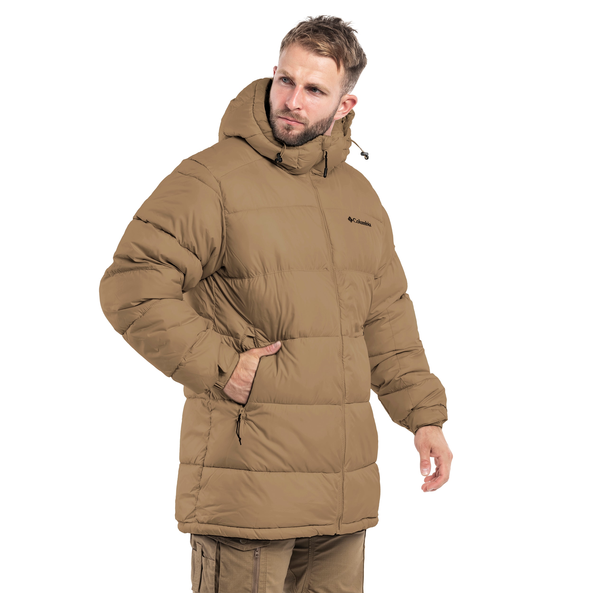 Columbia Pike Lake Puffer Parka kabát - Delta