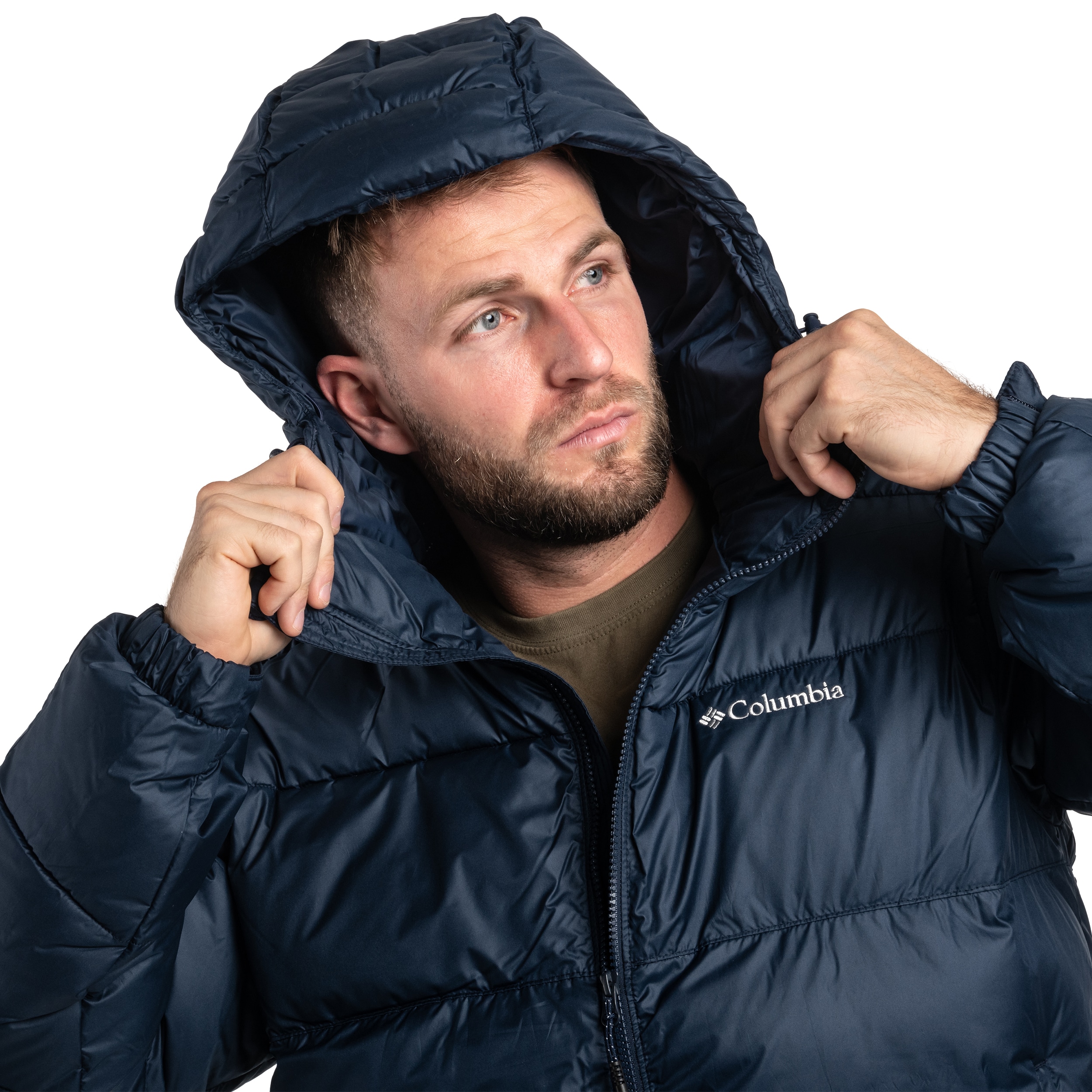 Columbia Pike Lake II Hooded kabát - Collegiate Navy