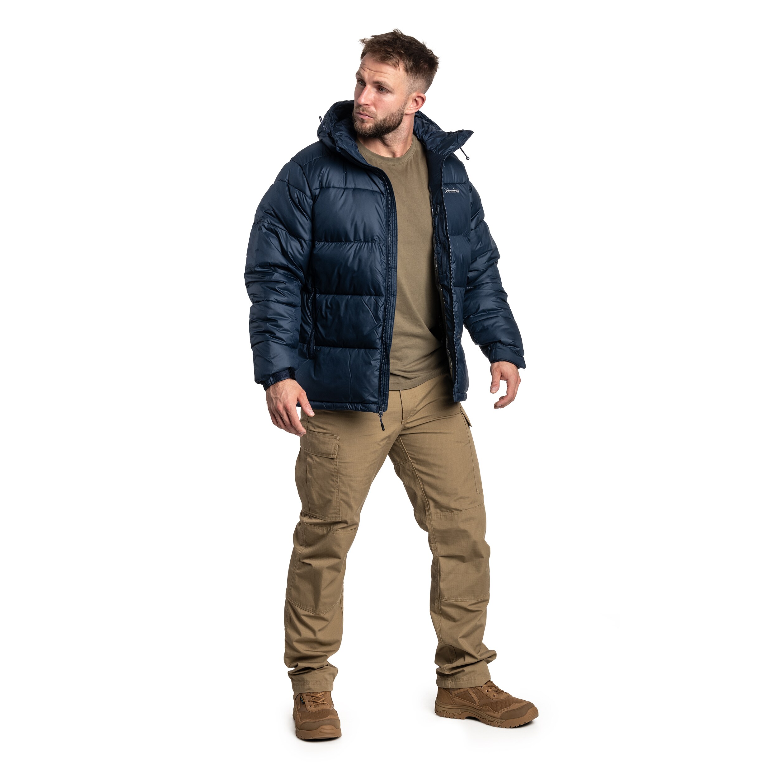 Columbia Pike Lake II Hooded kabát - Collegiate Navy