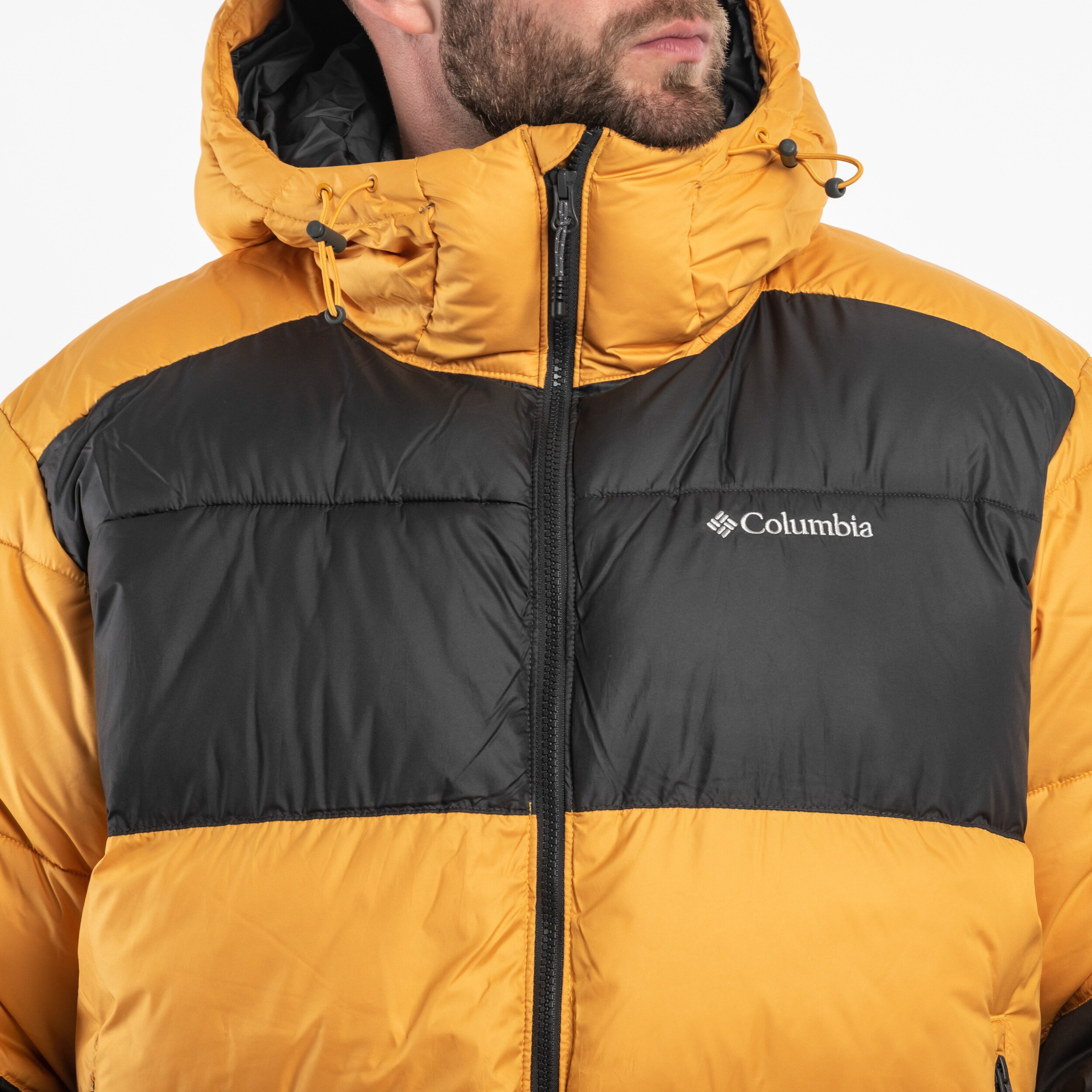 Columbia Pike Lake II Hooded kabát - Raw Honey/Shark