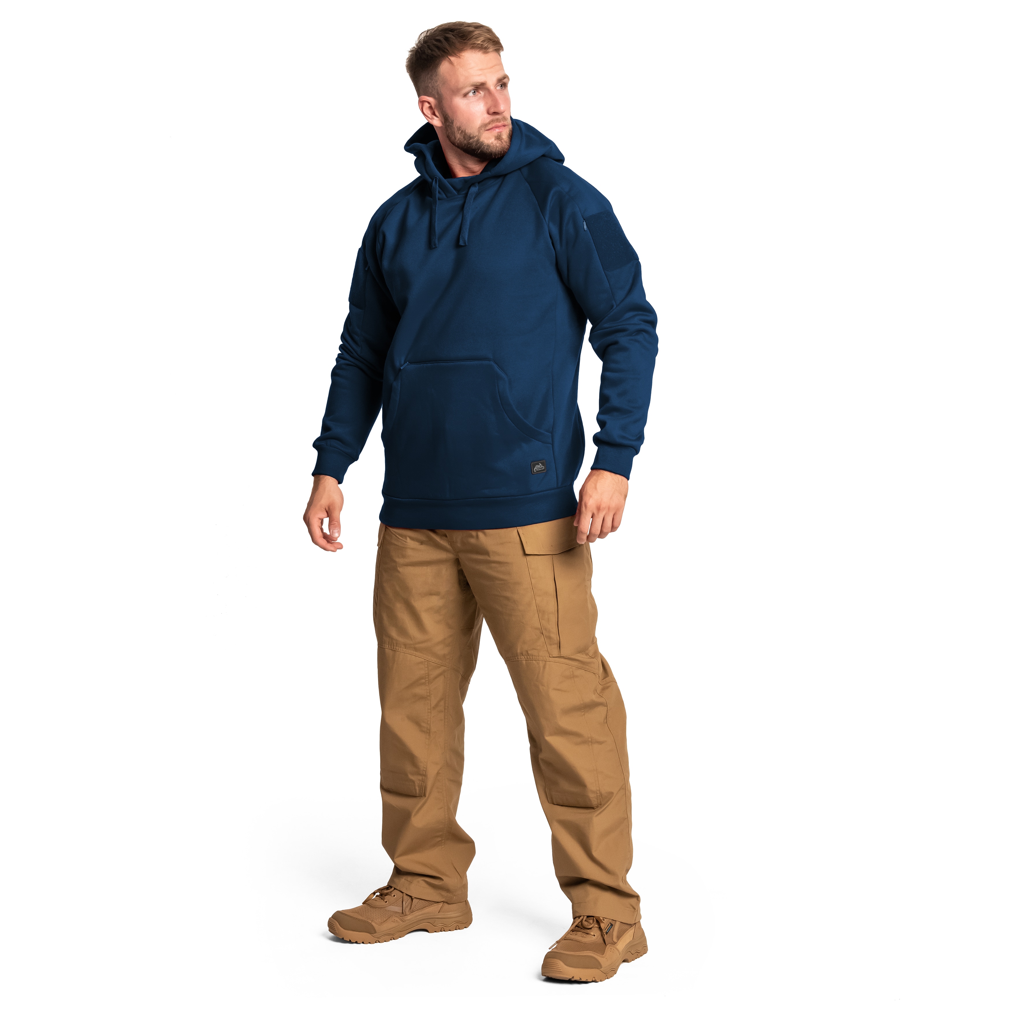 Helikon Urban Tactical Hoodie Lite Kangaroo pulóver - Blue