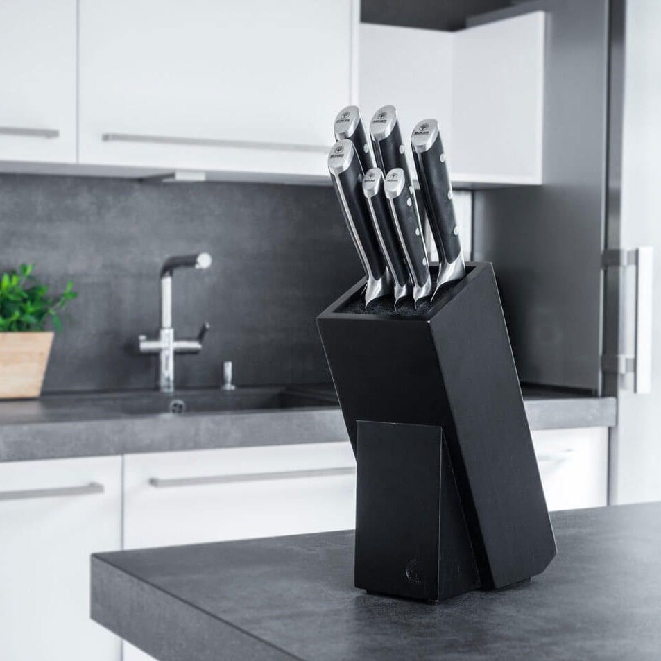 6 konyhakés készlet Boker Forge 2.0 - Fekete