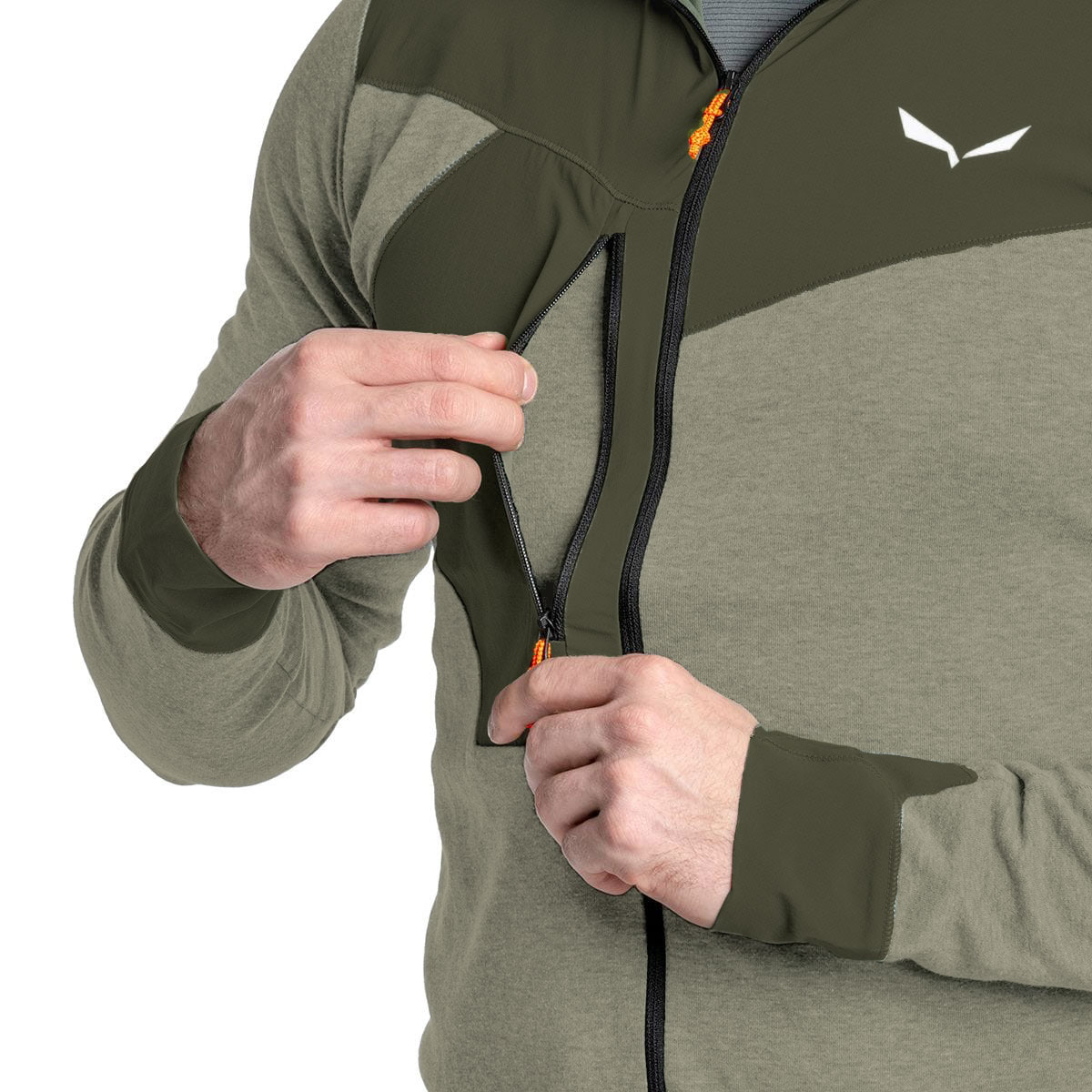 Salewa Puez 2 Dry pulóver -Dark Olive