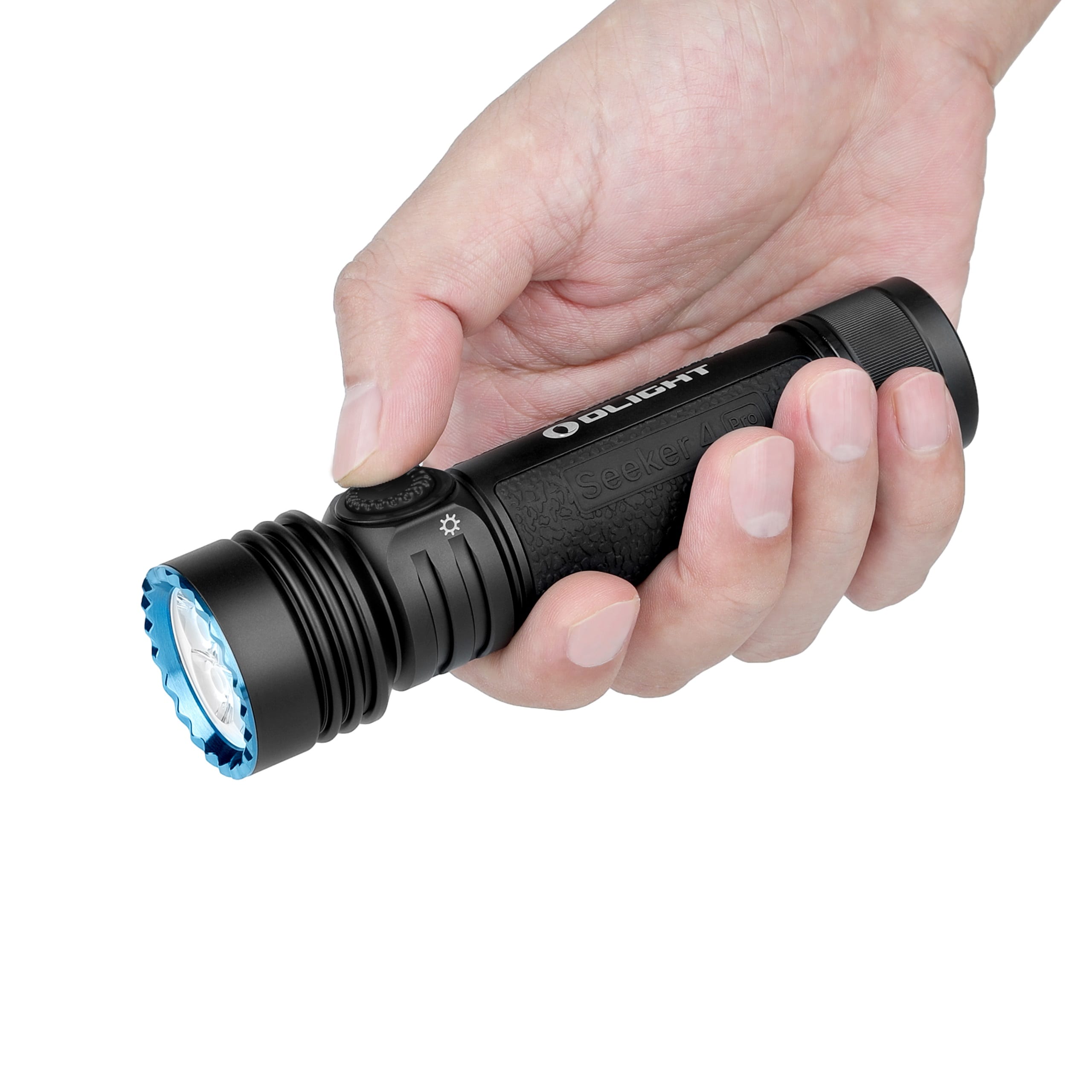 Olight Seeker 4 Pro Cool White taktikai keresőlámpa Matte Black - 4600 lumen