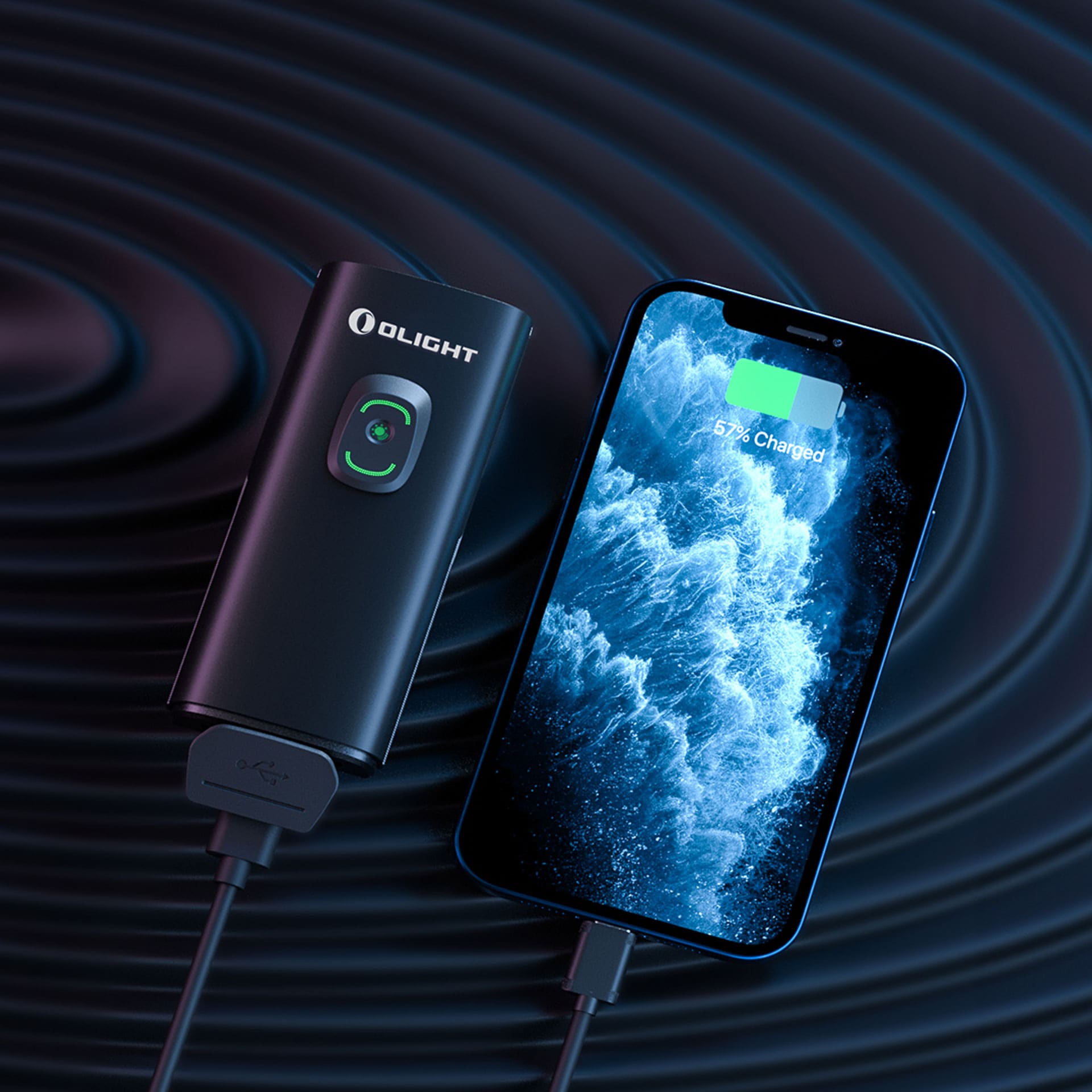 Olight RN 2000 kerékpár első lámpa rözgítéssel - 2000 lumen