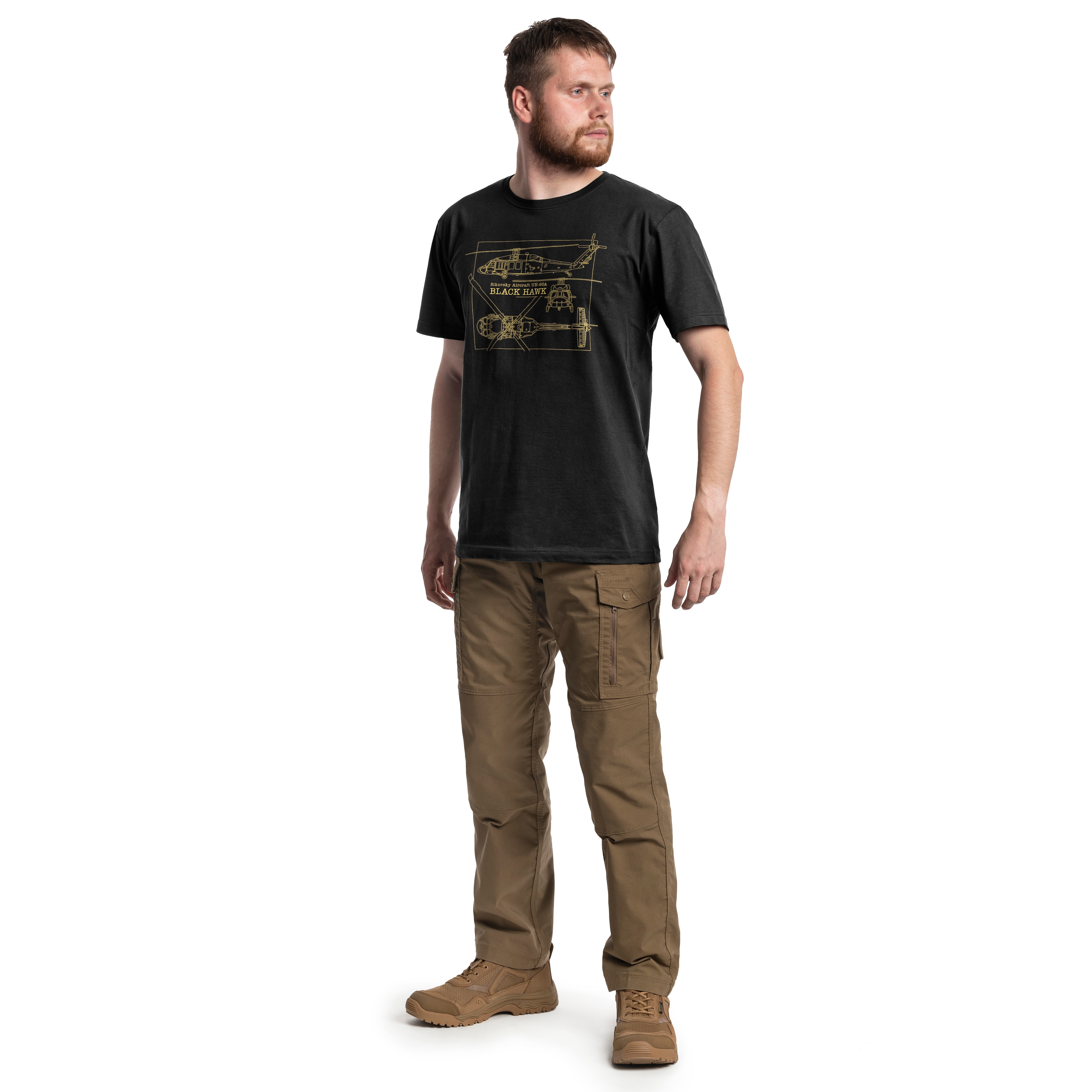 UH-60A Black Hawk T-shirt póló - Black