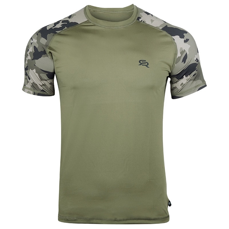 Rough Radical Furious Army thermoaktív póló - Khaki/Moro
