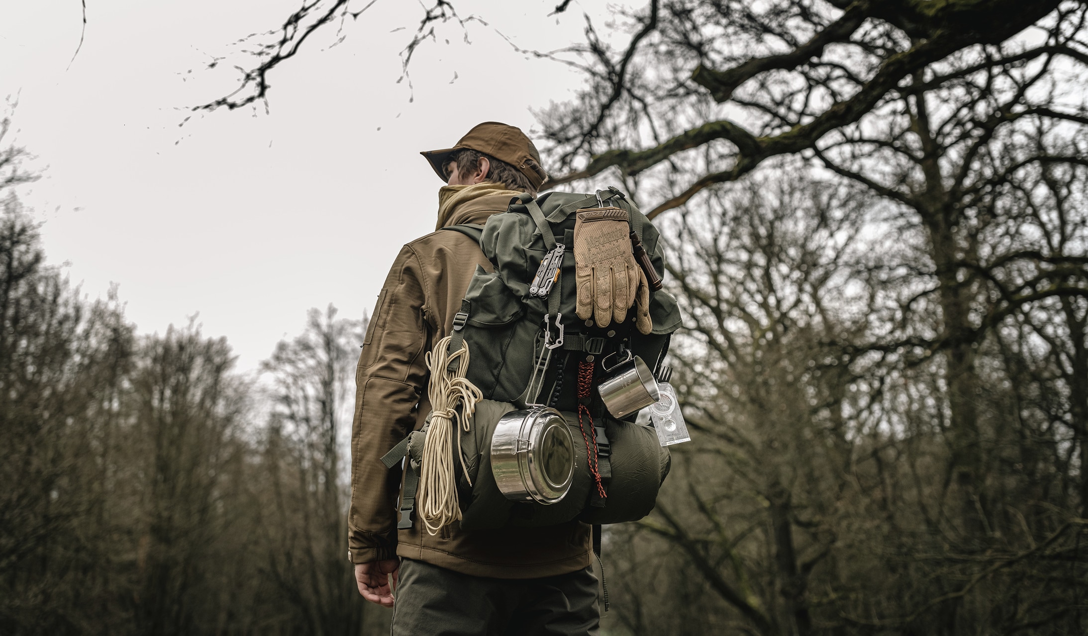 Badger Outdoor 550 Paracord ejtőernyőzsinór 30 m - Coyote