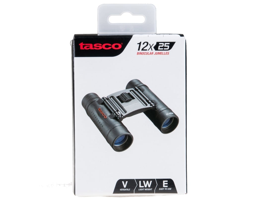 Tasco Essentials távcső 12x25 Black