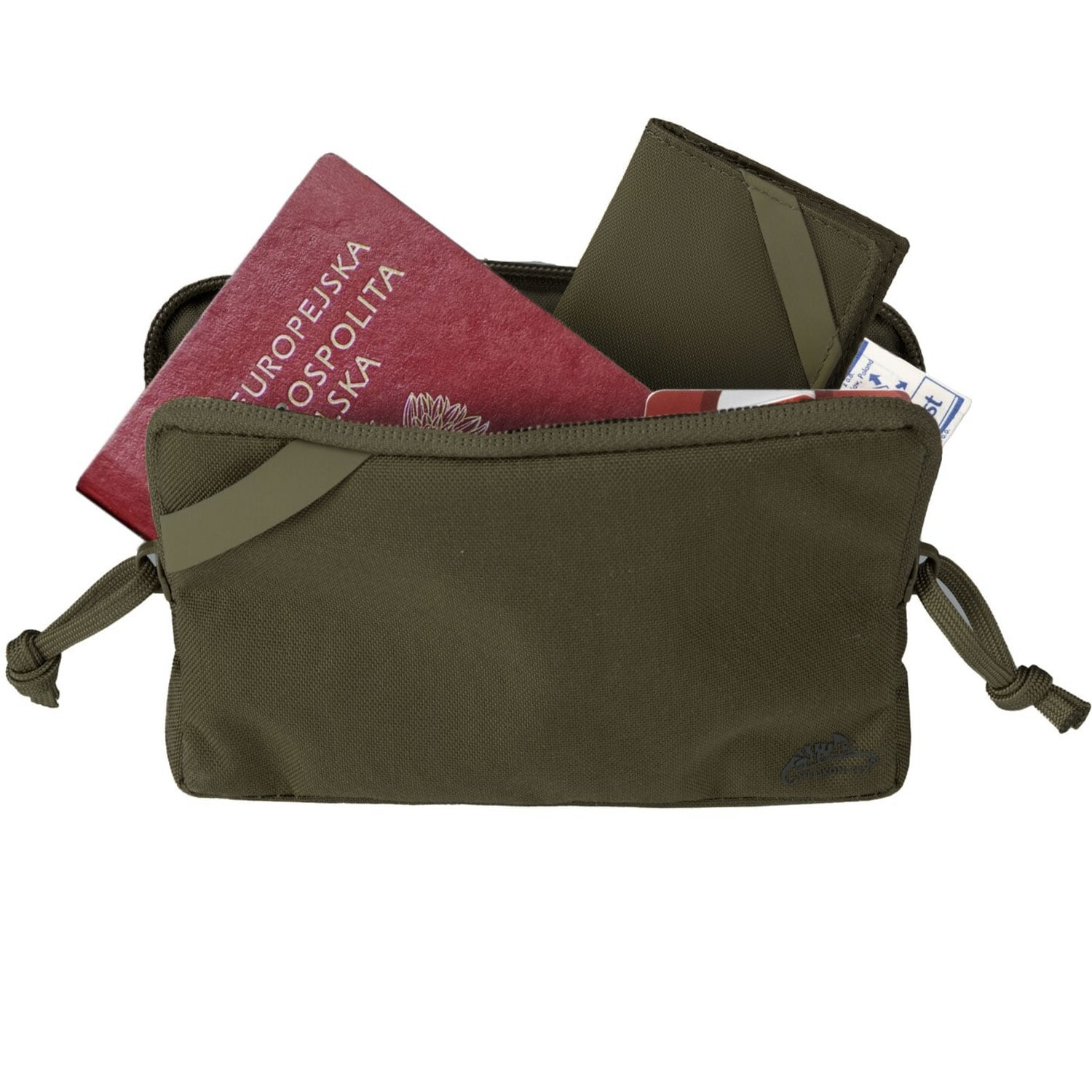 Helikon Trip övre fűzhető pénztárca - Olive Green