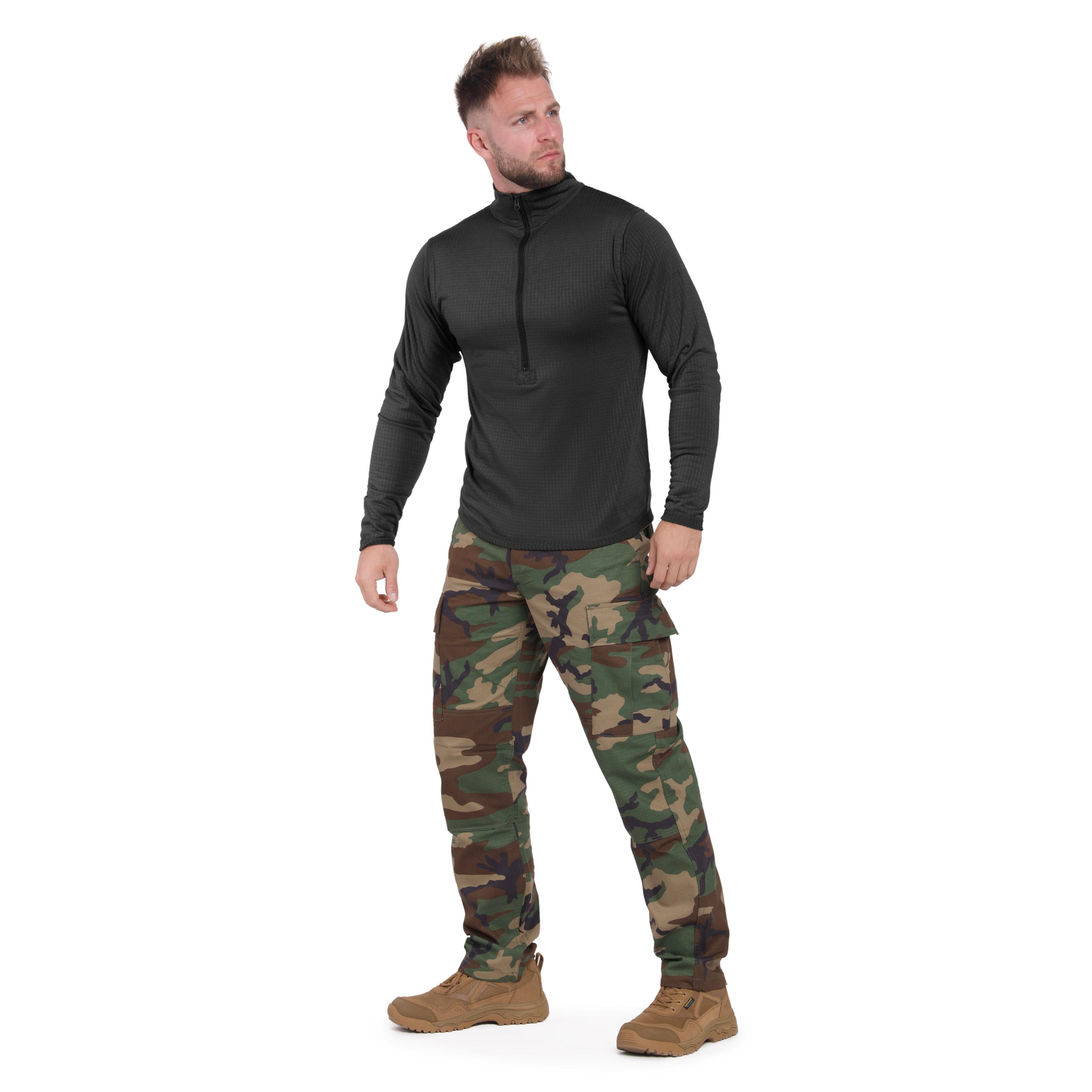 MFH US Level II GEN III thermoaktív póló - Black
