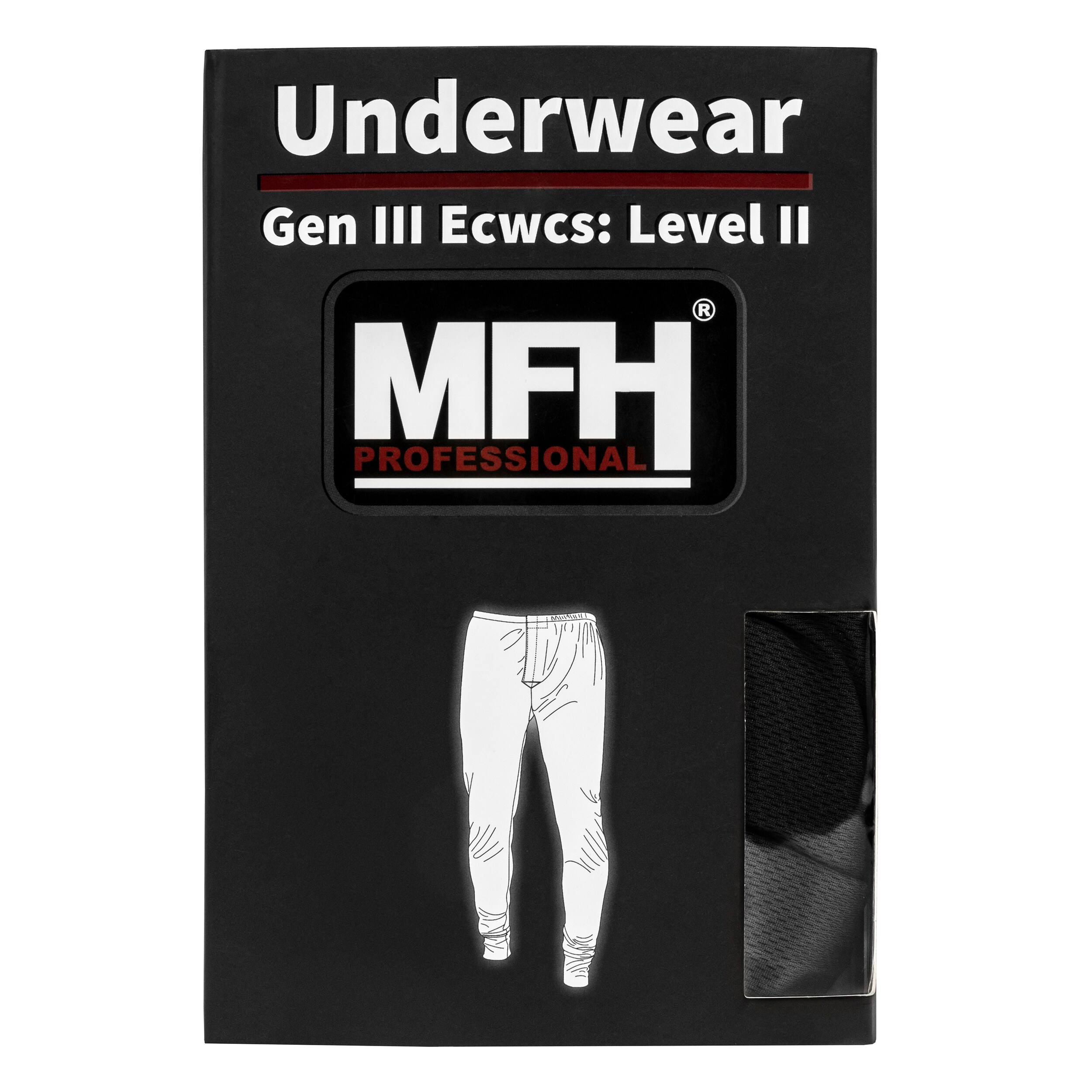 MFH US Level I Gen III férfi termikus nadrág - Black
