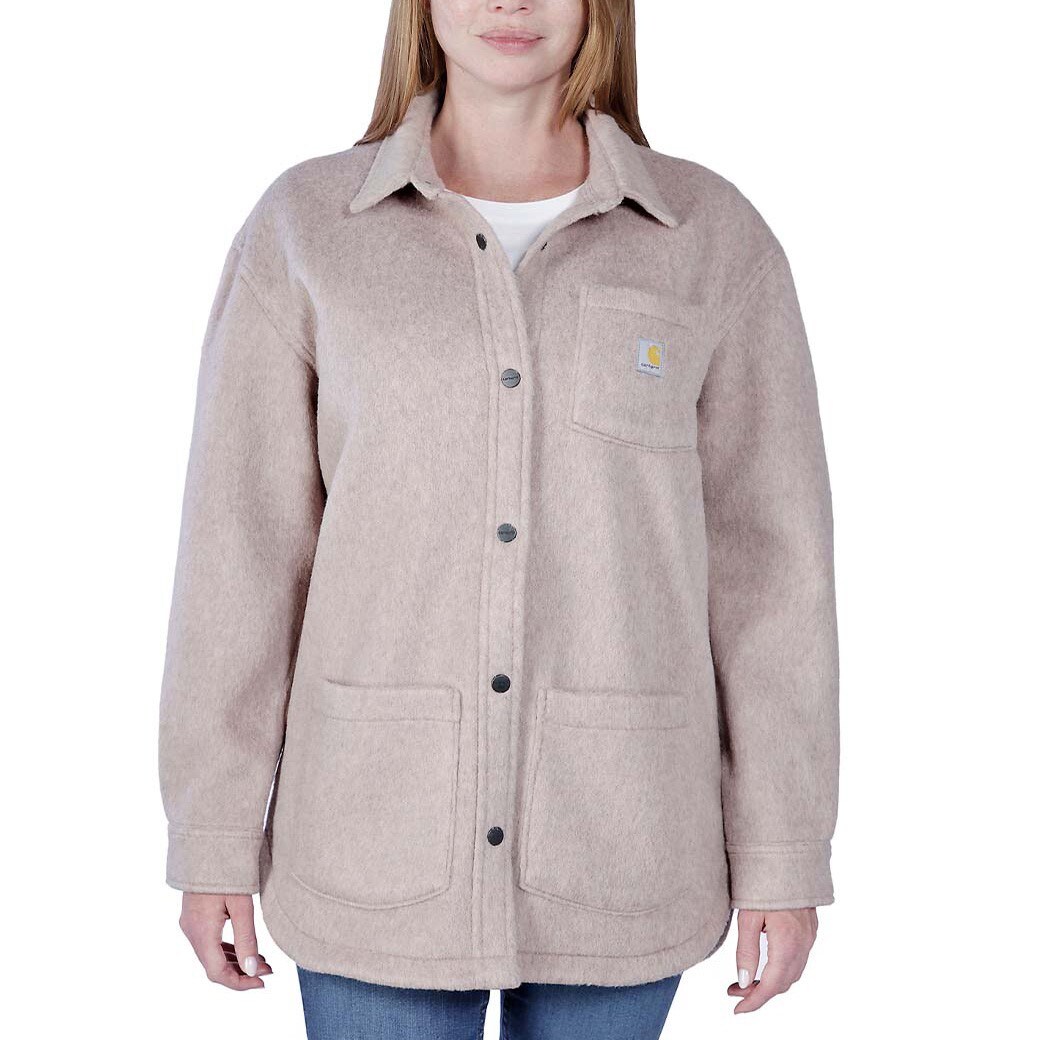 Carhartt Wool Blend Overshirt női pulóver - Mink