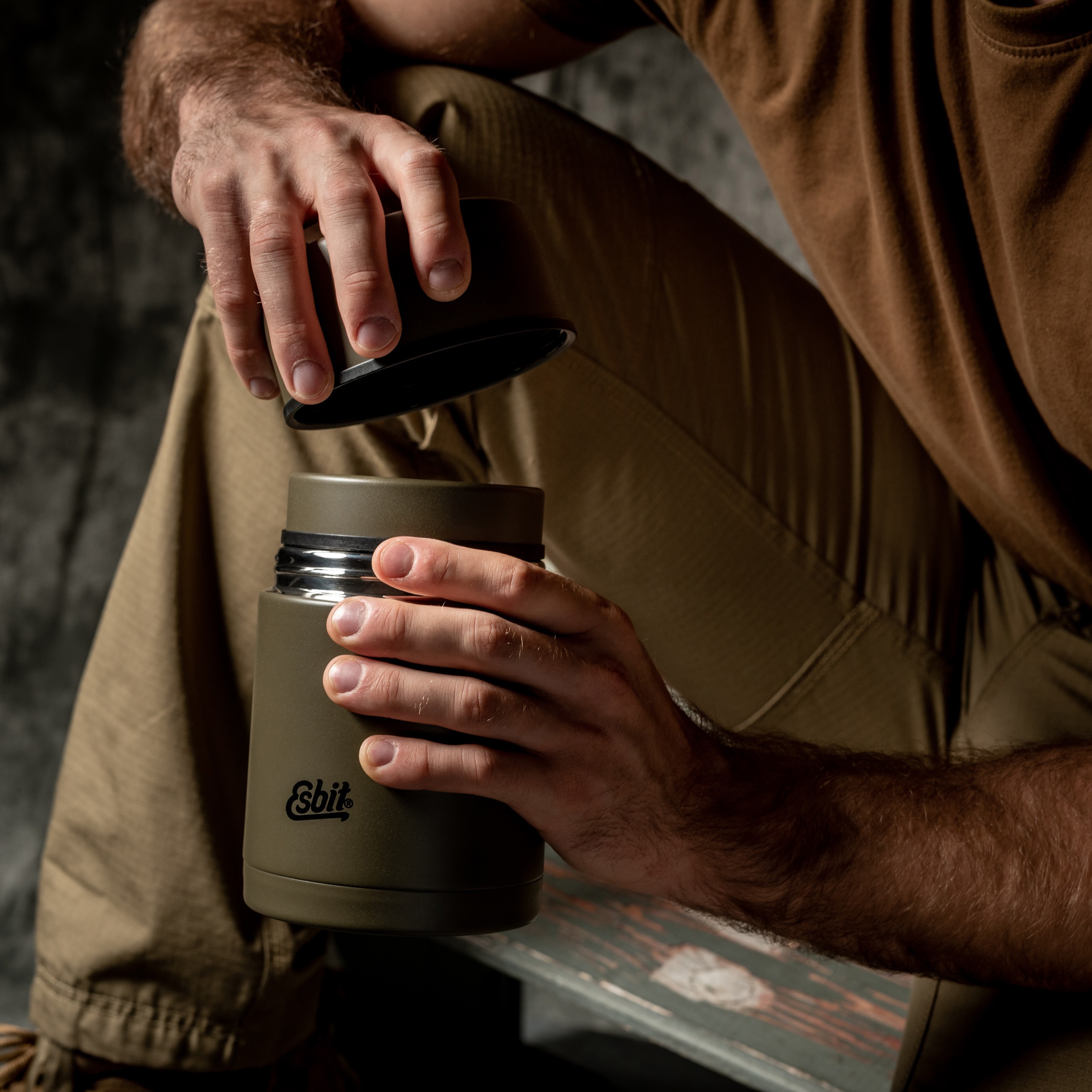 Esbit Food Jug Ételtermosz 750 ml - Olive Green