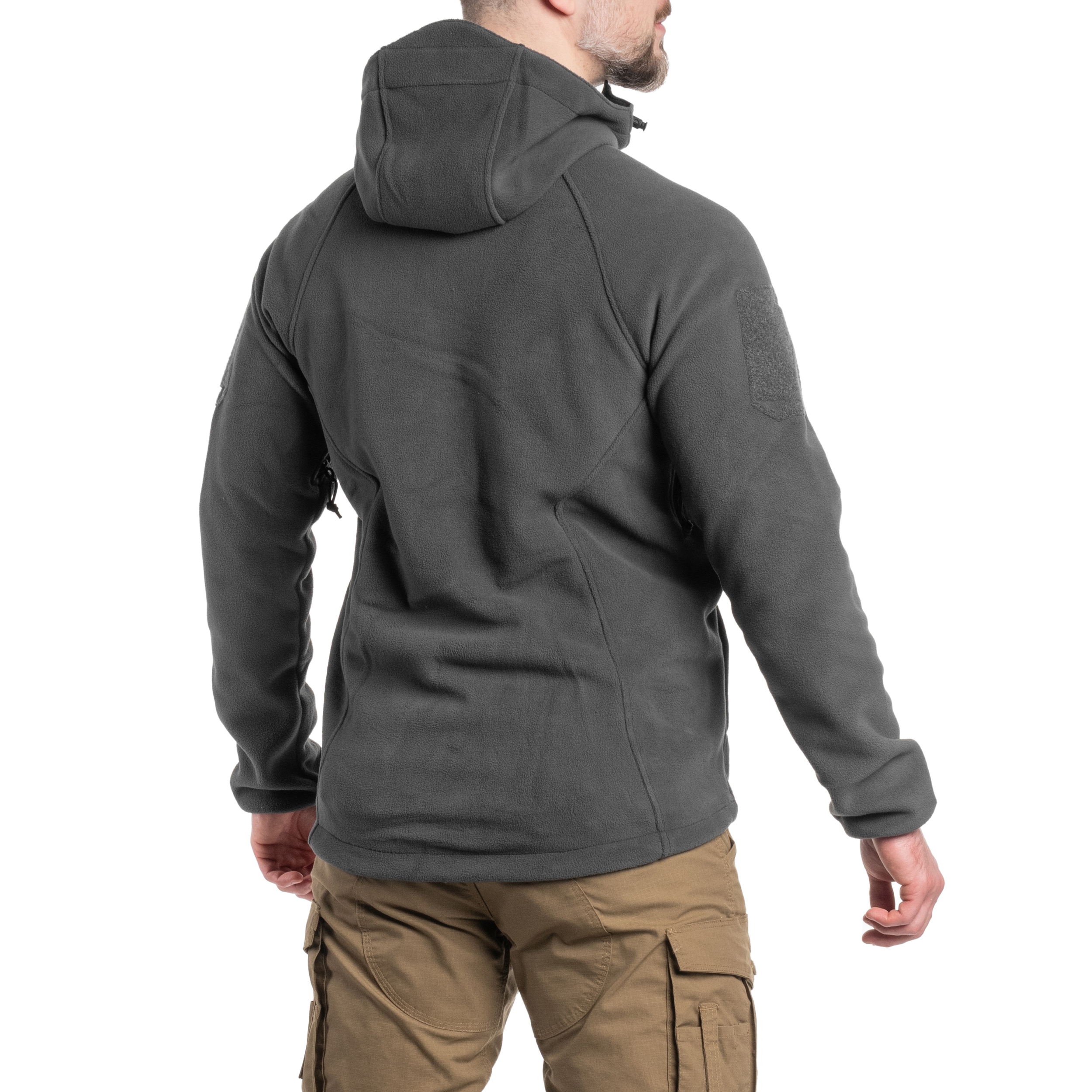 Helikon Patriot Mk2 Hybrid Fleece polár pulóver - Shadow Grey/Black