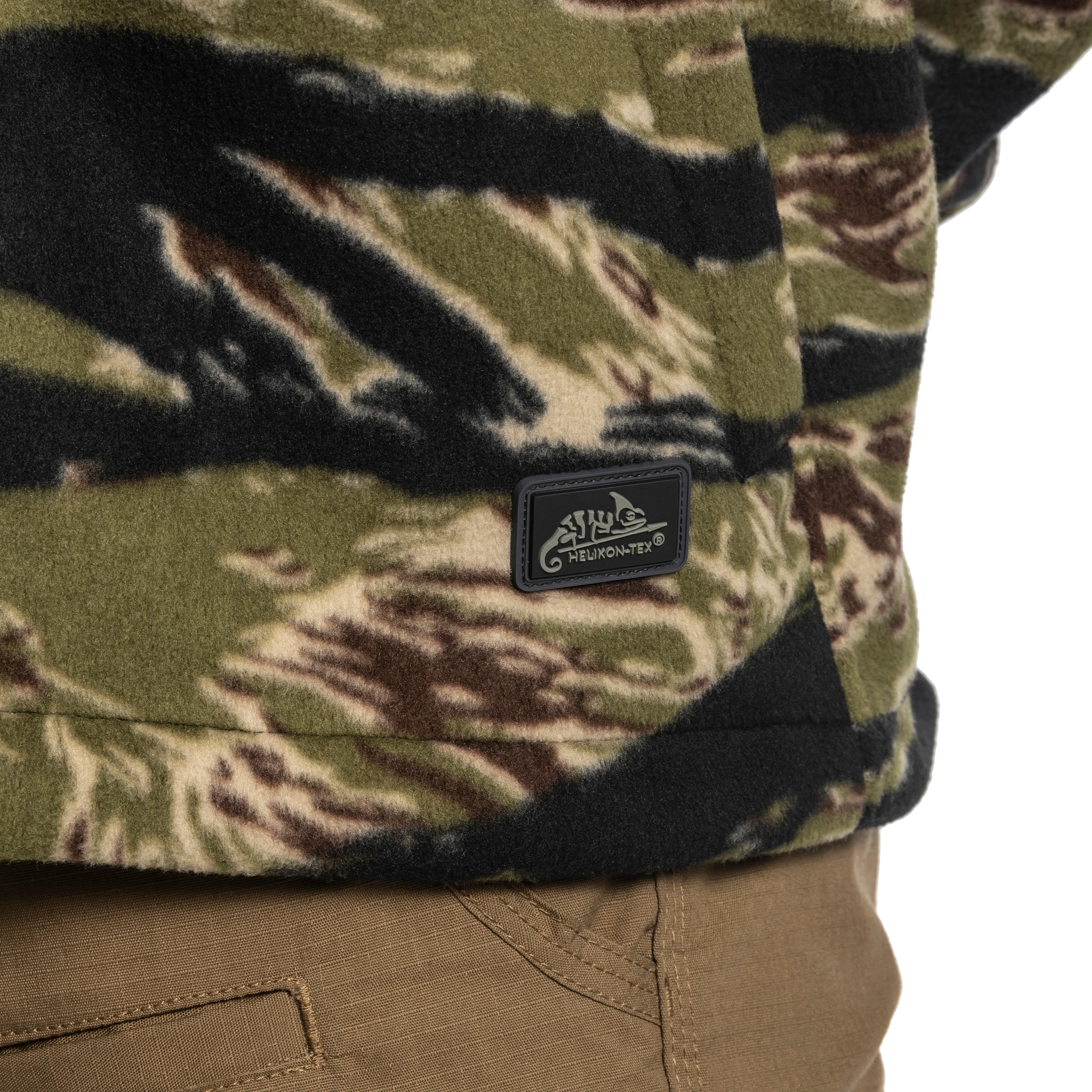 Helikon Patriot Mk2 Hybrid Fleece polár pulóver - Tiger Stripe