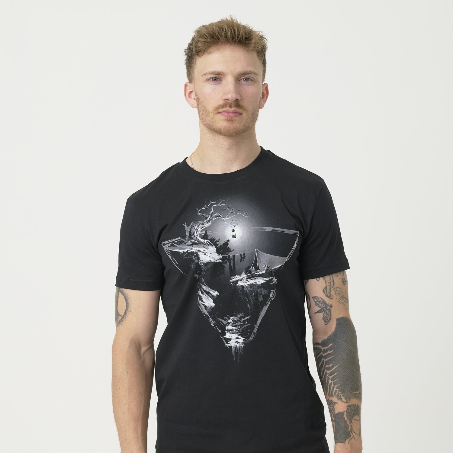 Helikon Night Valley T-shirt póló - Black