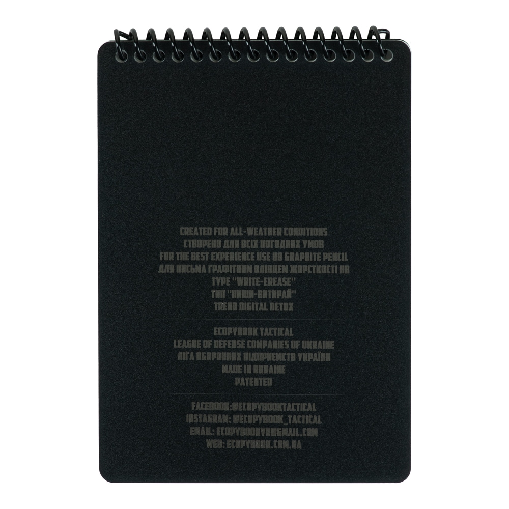 M-Tac A6 Ecopybook Tactical vízálló jegyzetfüzet