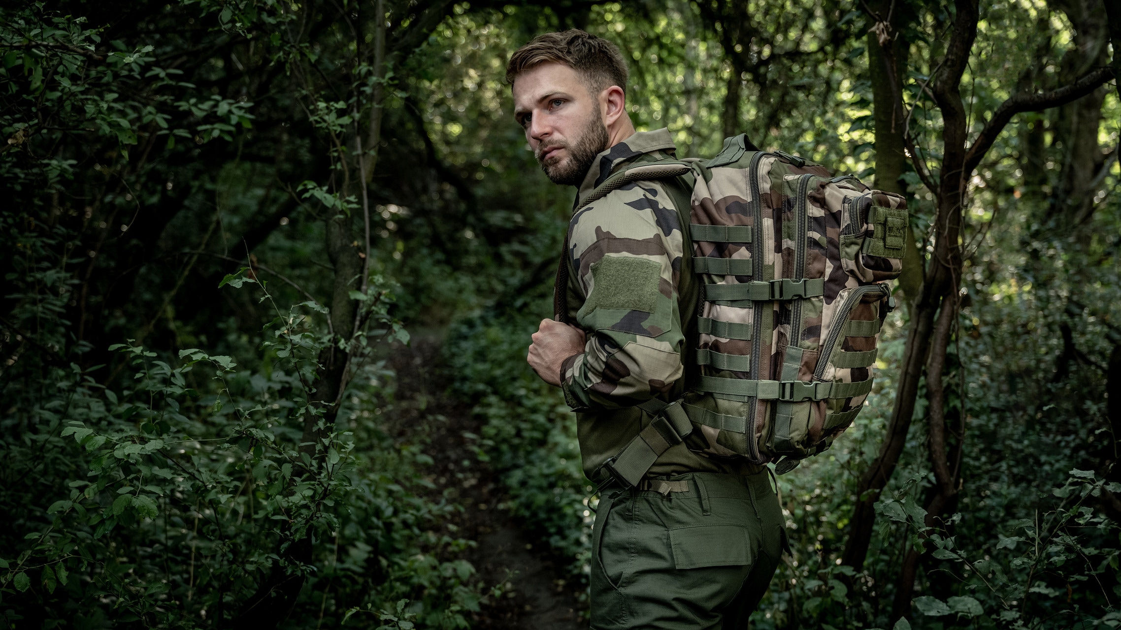 Mil-Tec Assault Pack Large hátizsák 36 l - CCE Camo