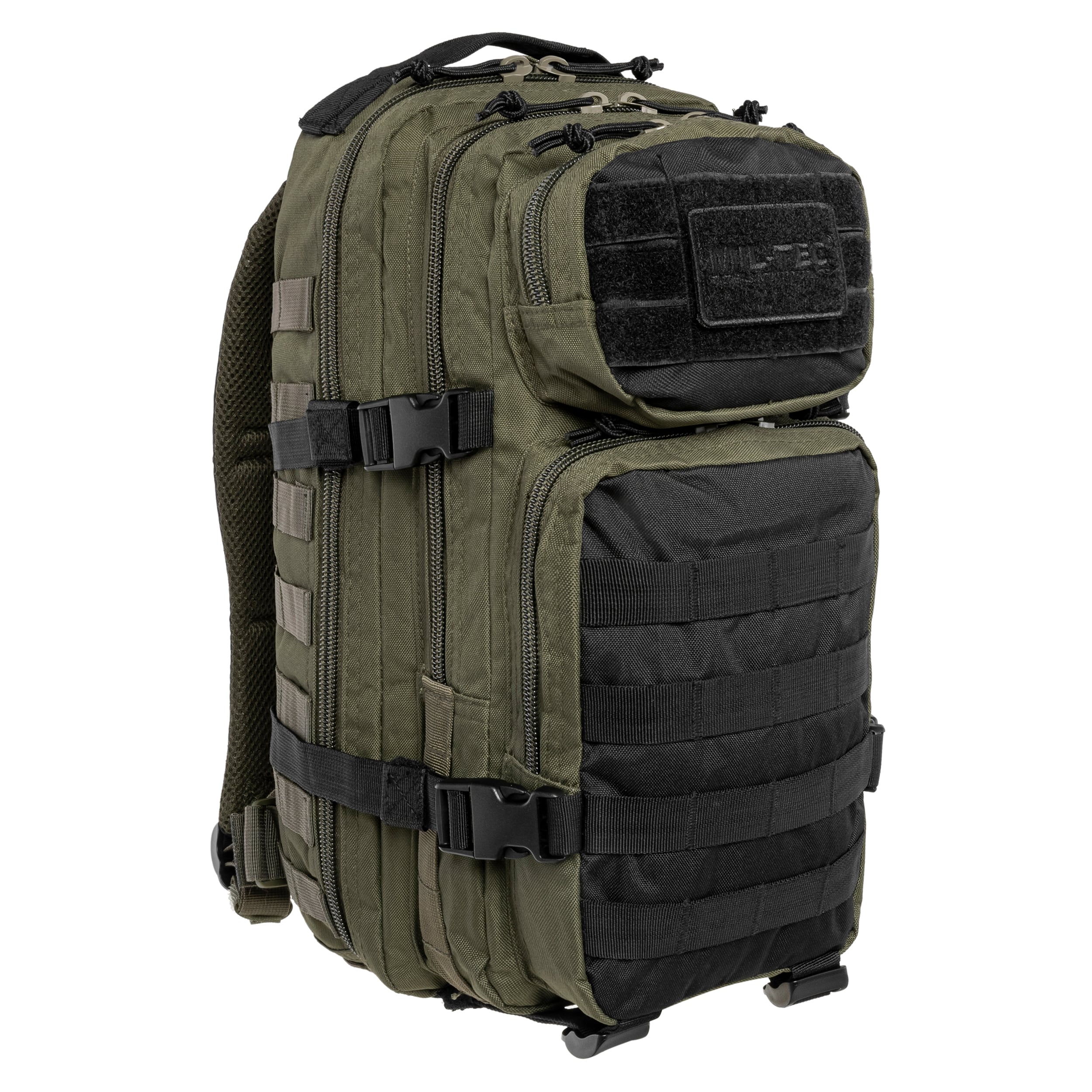 Mil-Tec Assault Pack Small hátizsák 20 l - Ranger Green/Black