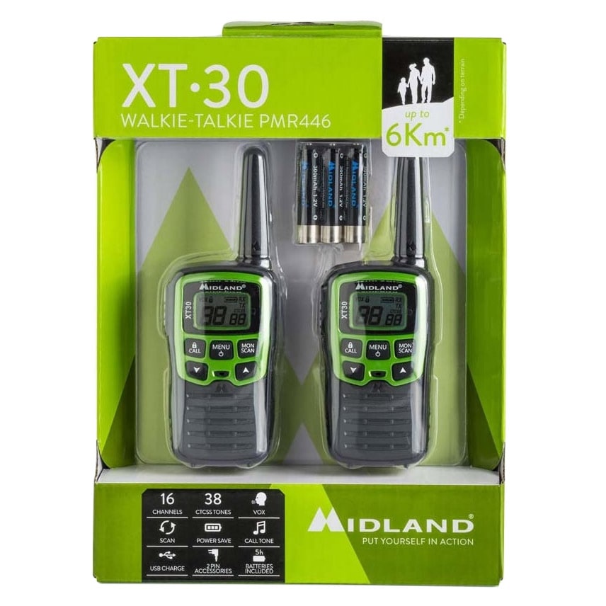 Midland PMR XT30 rádiótelefon - 2 db