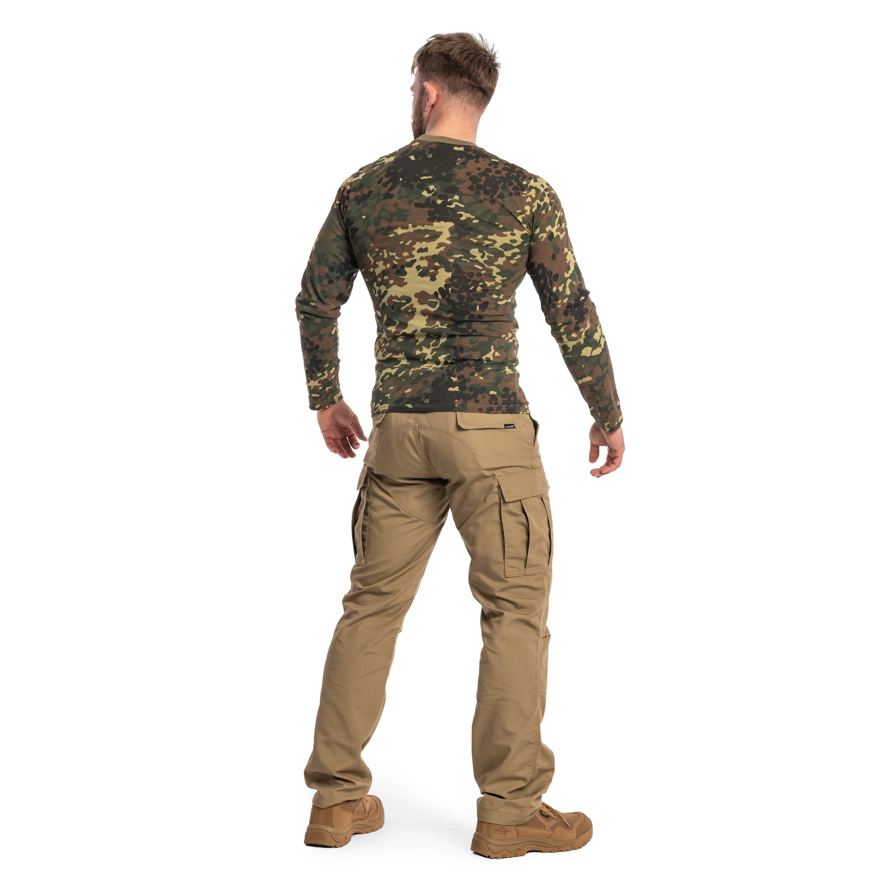 Mil-Tec Longsleeve hosszú ujjú póló - Flecktarn