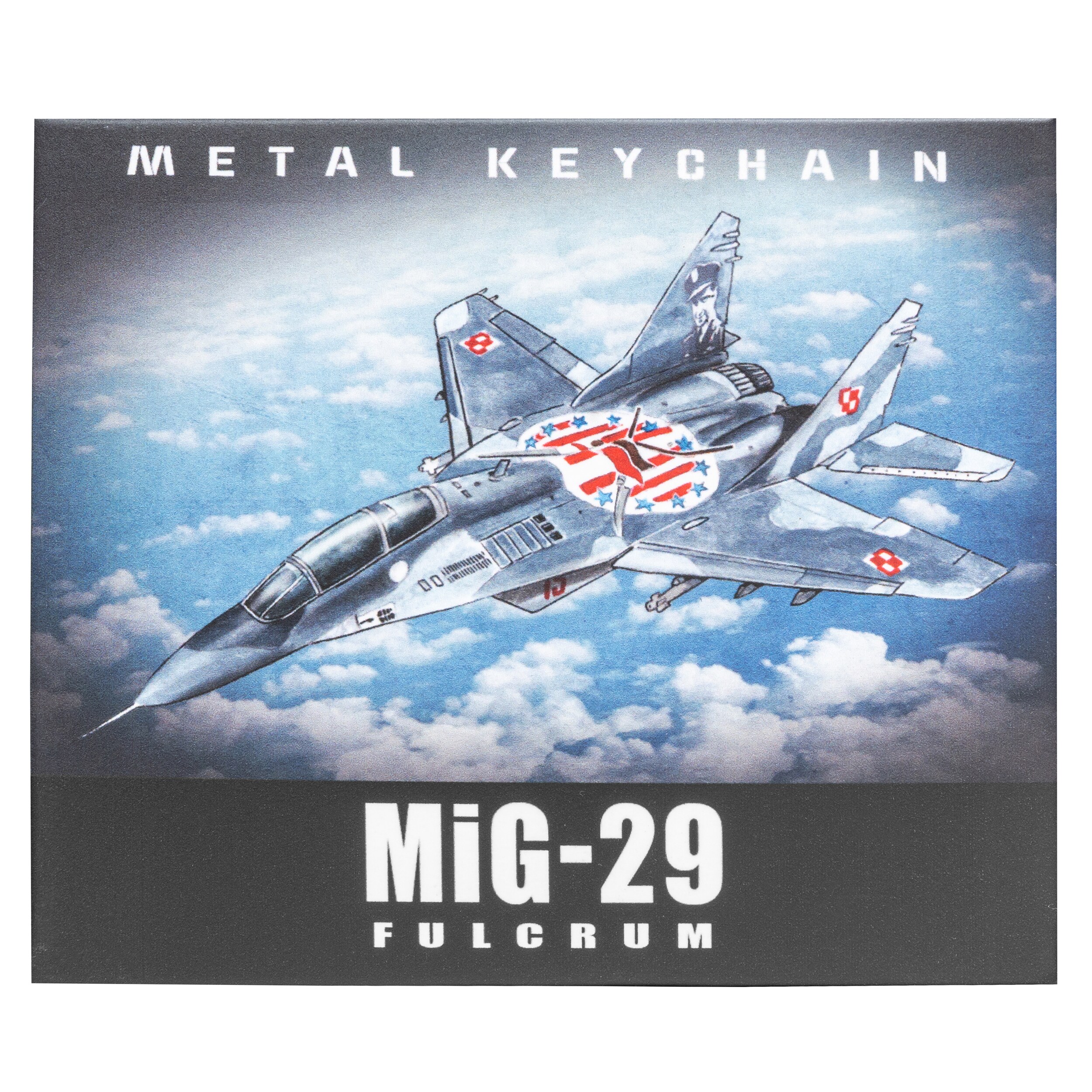 PiK kulcstartó - MIG-29 Box repülőgép