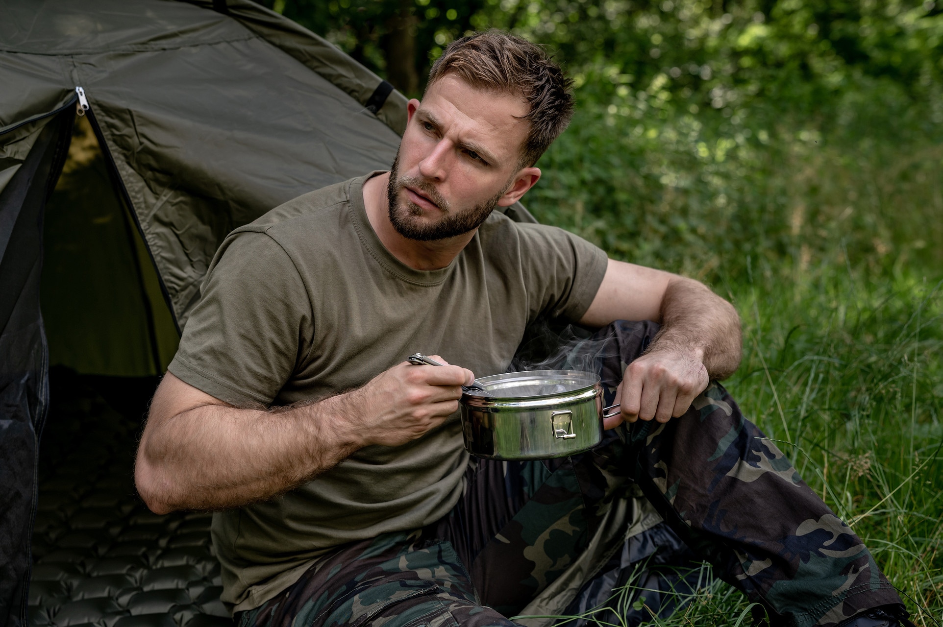 Badger Outdoor 3Steelcook háromrészes csajka