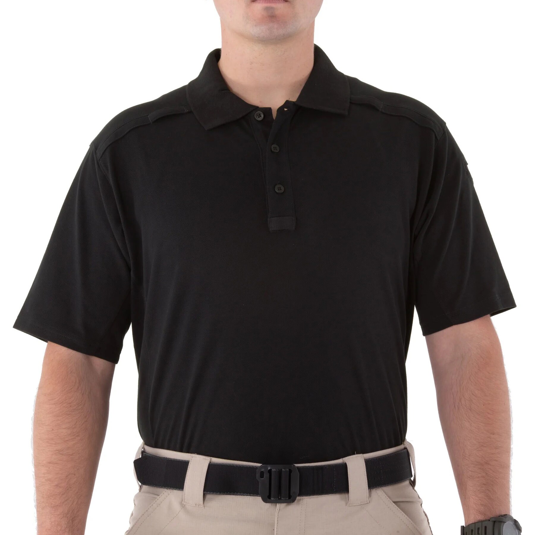 First Tactical Cotton golfpóló - Black