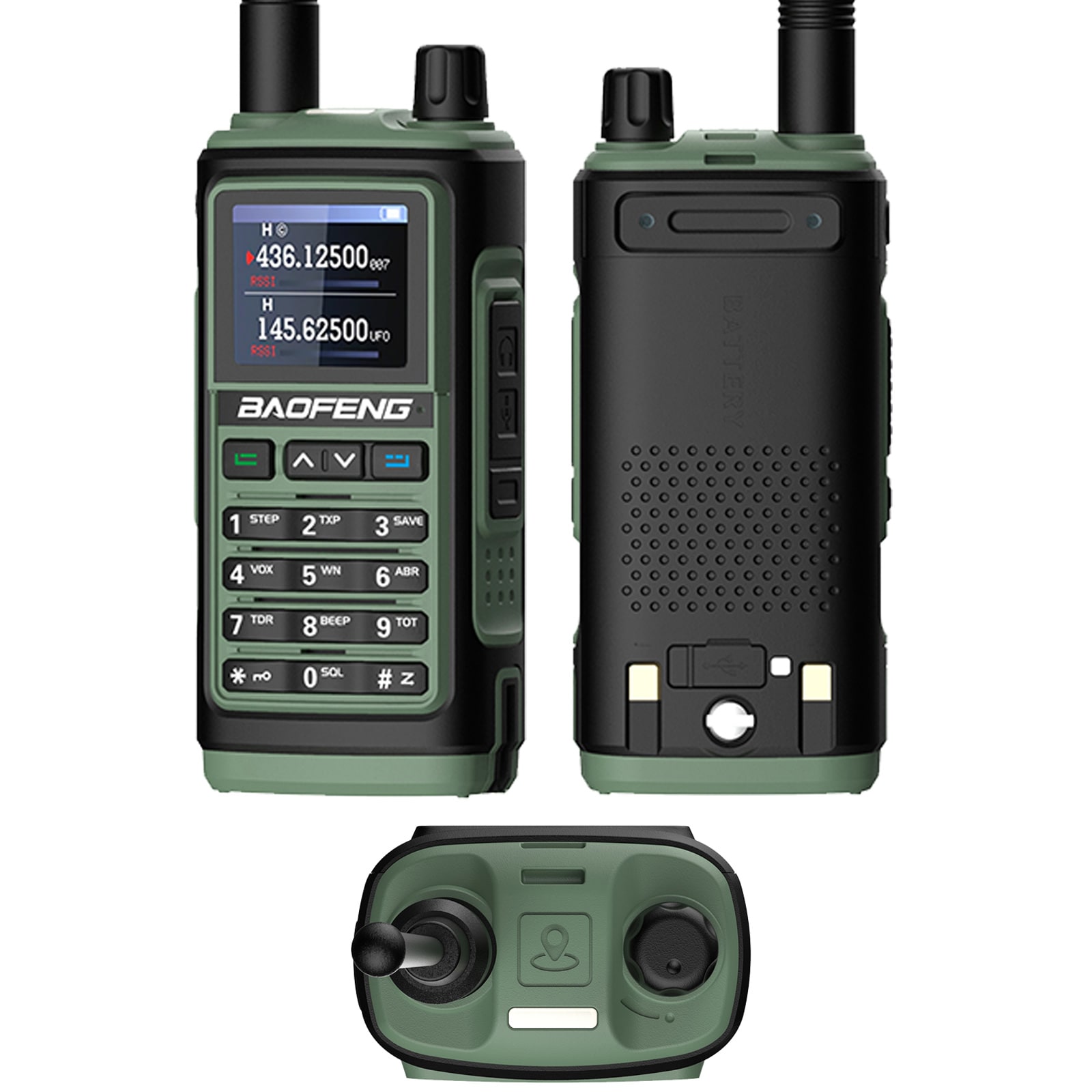 Baofeng UV-17E 5W rádiótelefon - Green