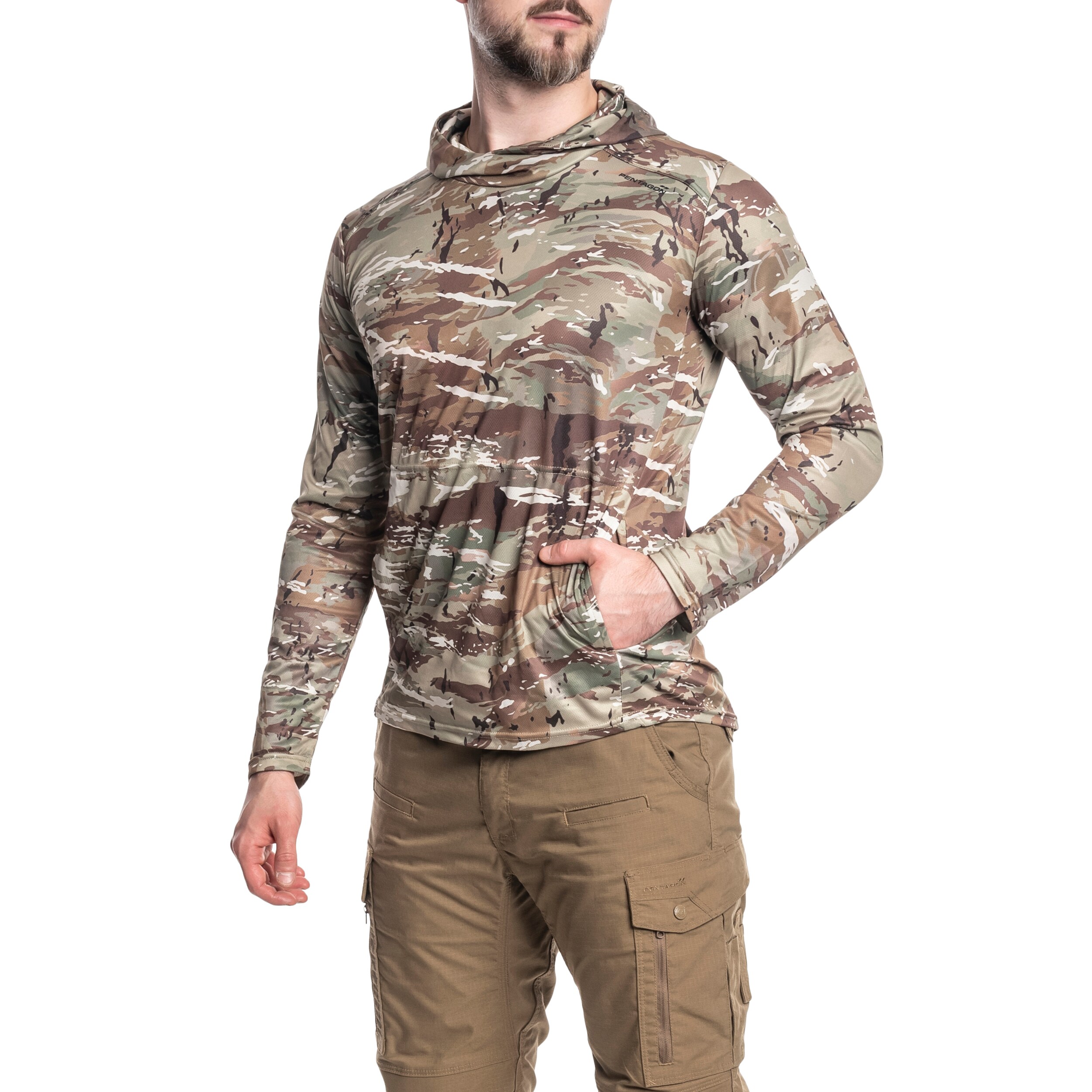 Pentagon Orion Activity hosszú ujjú kapucnis póló - PentaCamo