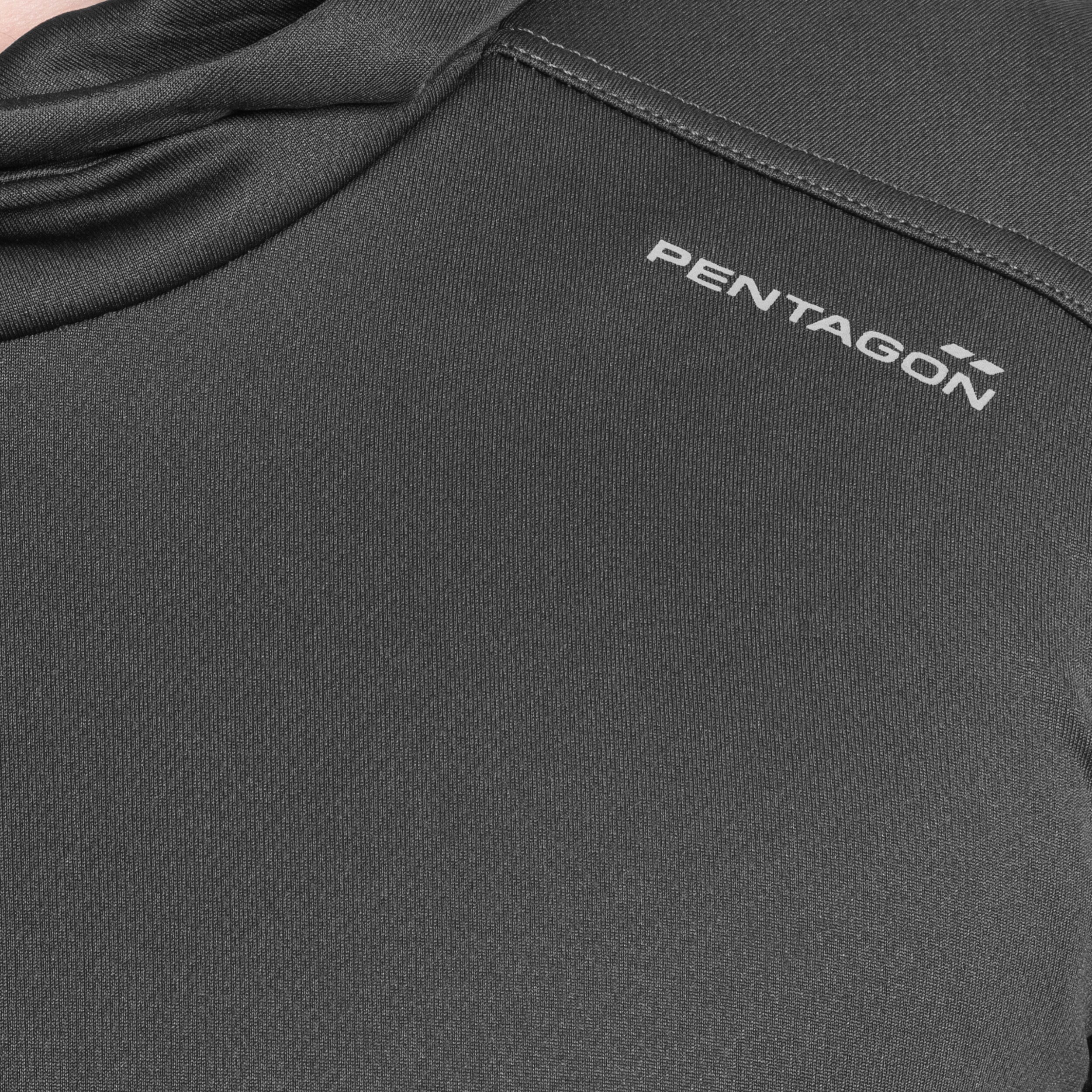 Pentagon Orion Activity hosszú ujjú kapucnis póló - Cinder Grey