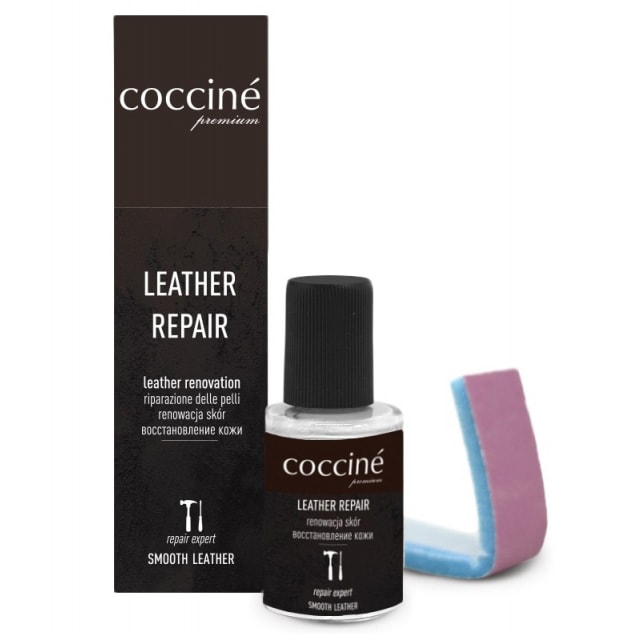 Coccine Leather Repair színfelújító festék sima bőrfelületekre 10 ml - fekete