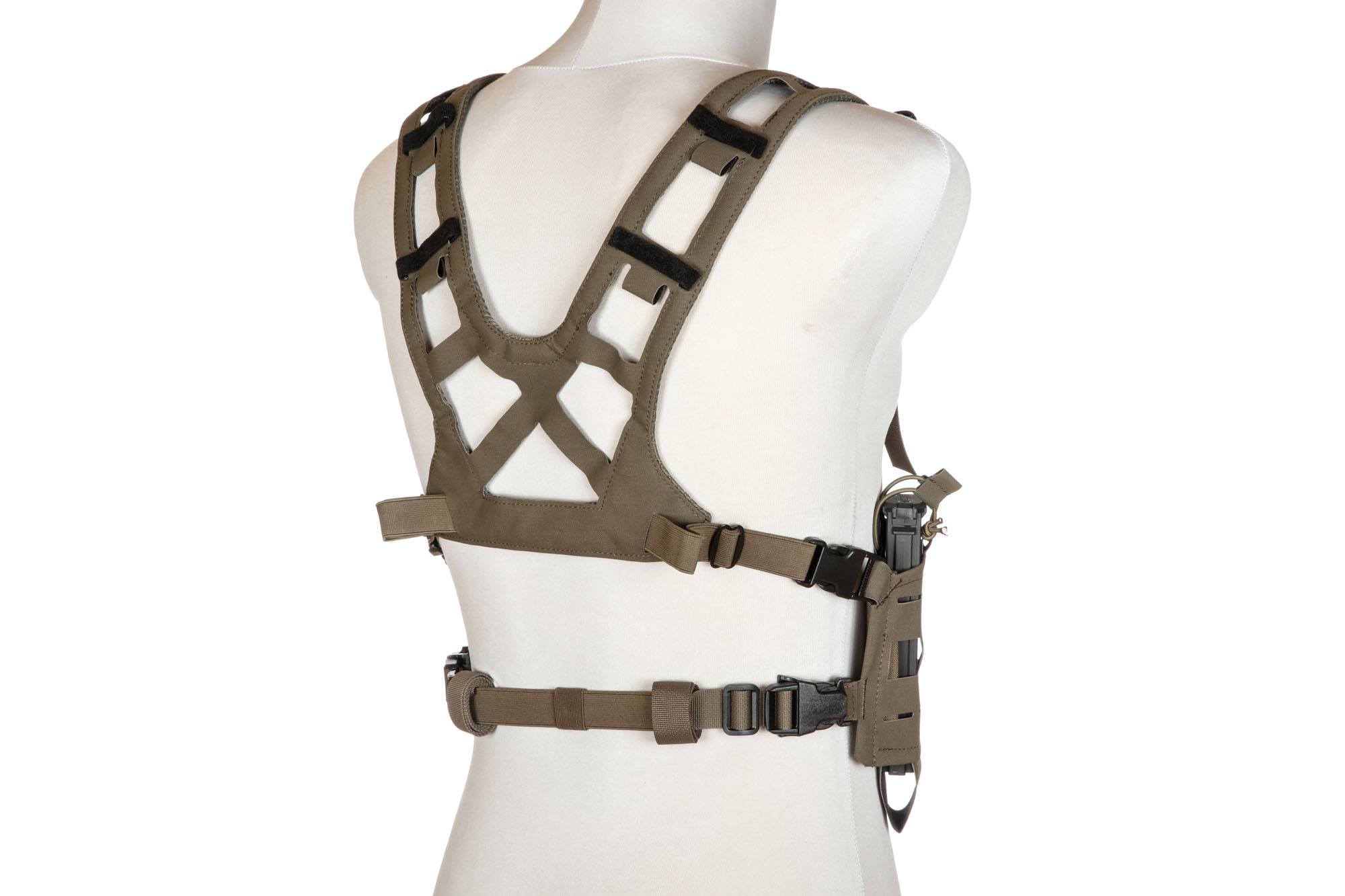 Primal Gear Laser Chest Rig Thyla taktikai mellény - Olívazöld