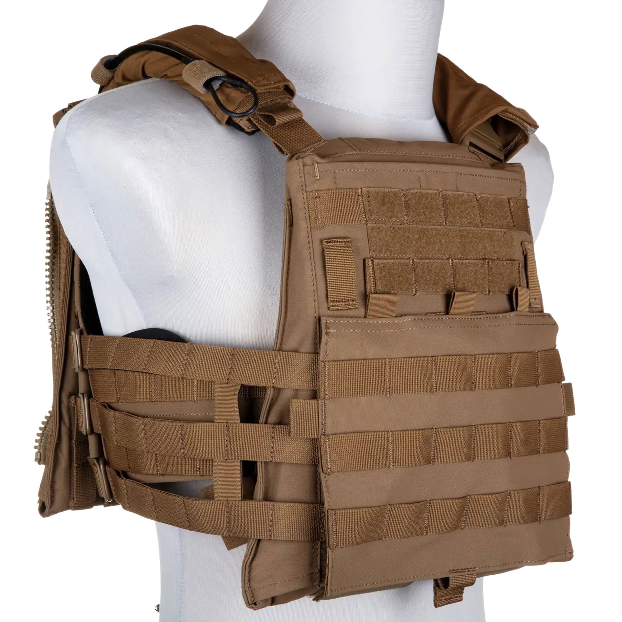 Primal Gear Trias Plate Carrier taktikai mellény - Coyote Brown