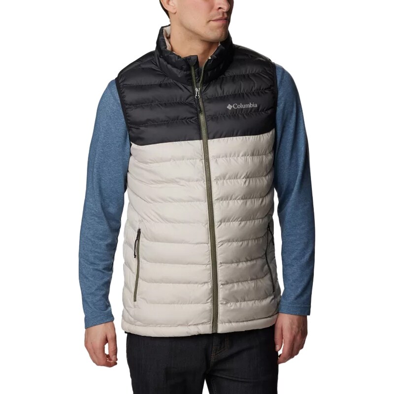 Columbia Powder Lite Vest ujjatlan kabát - Dark Stone/Shark